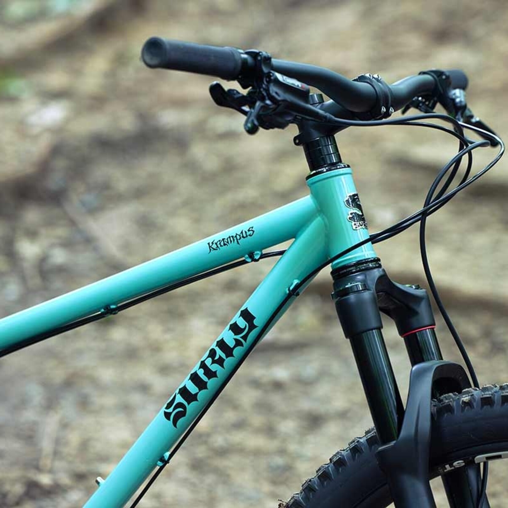 Surly Surly Krampus Front Suspension Bike - 29", Steel, Blue Oyster Coat, Small