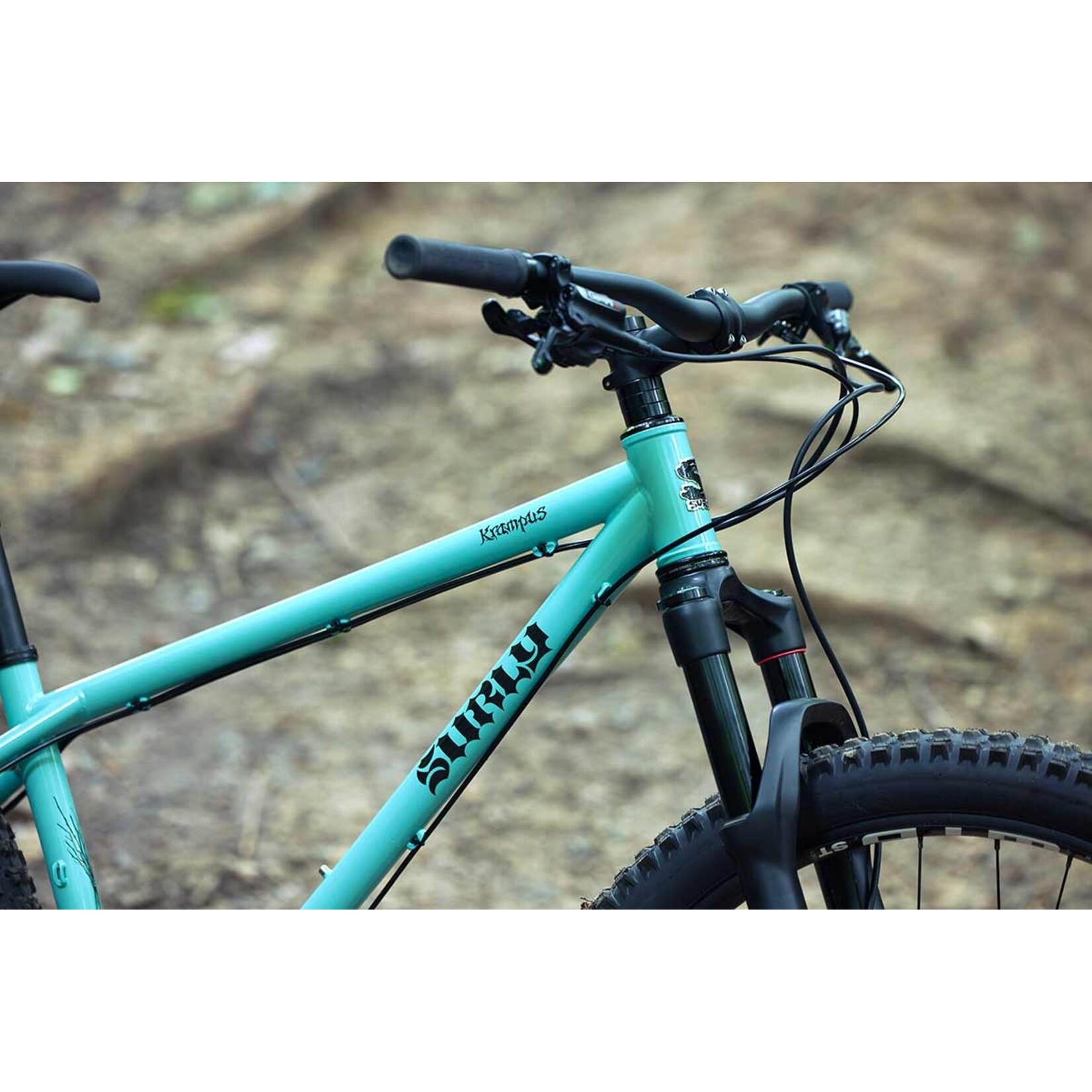 Surly Surly Krampus Front Suspension Bike - 29", Steel, Blue Oyster Coat, Small
