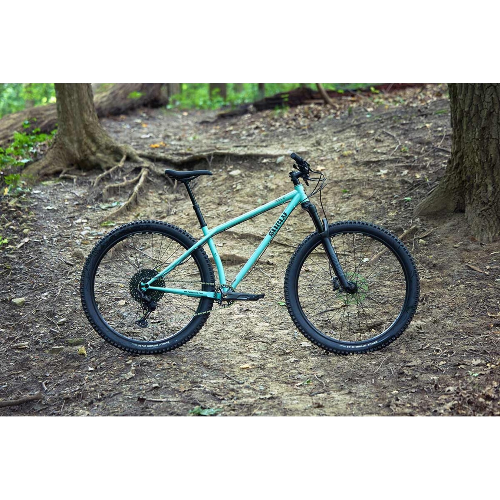 Surly Surly Krampus Front Suspension Bike - 29", Steel, Blue Oyster Coat, Small