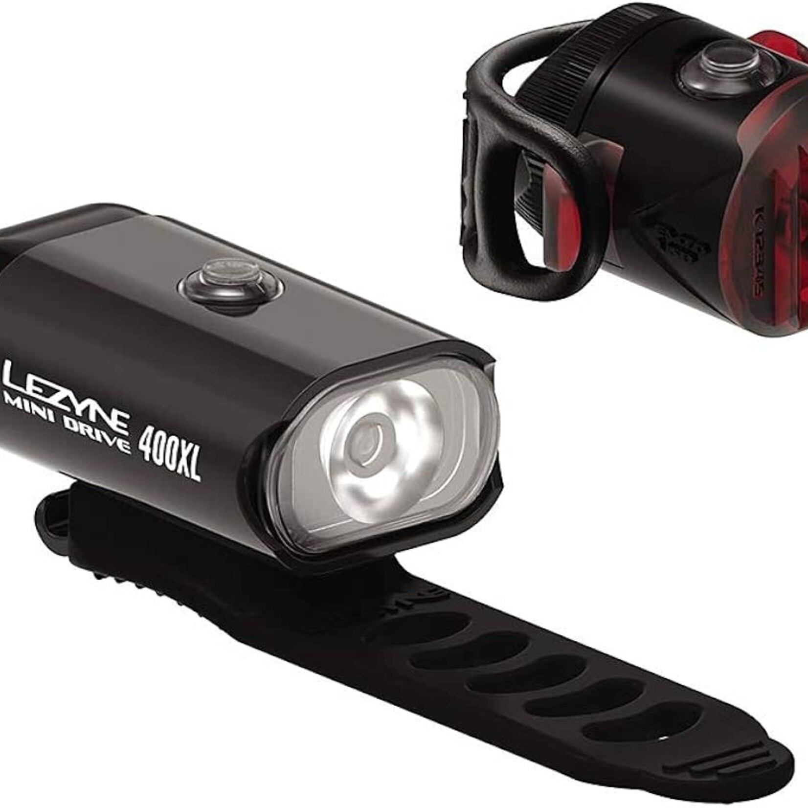 Lezyne Lezyne, Mini Drive 400XL / Femto USB, Light, Front and Rear, Black, Set