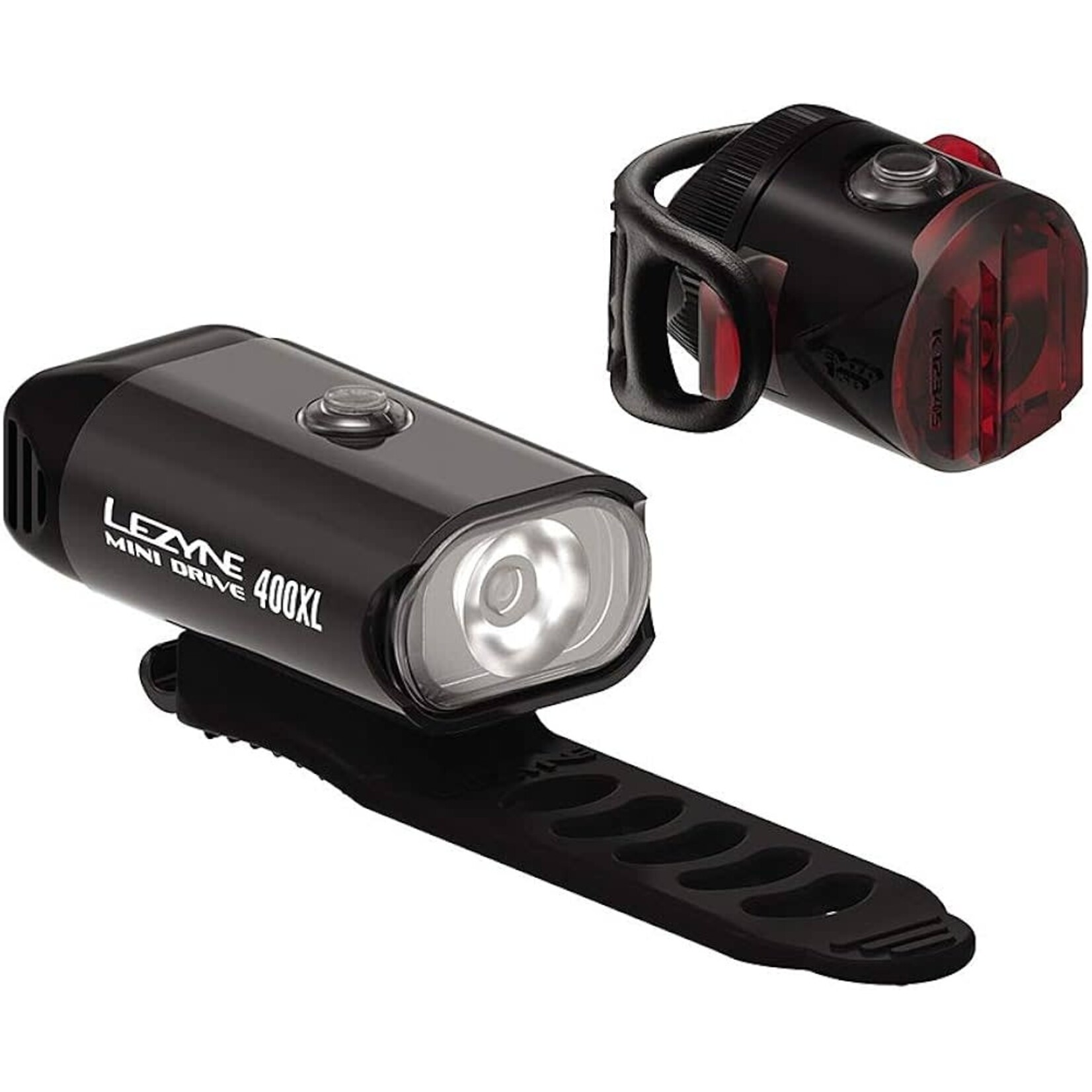 Lezyne Lezyne, Mini Drive 400XL / Femto USB, Light, Front and Rear, Black, Set