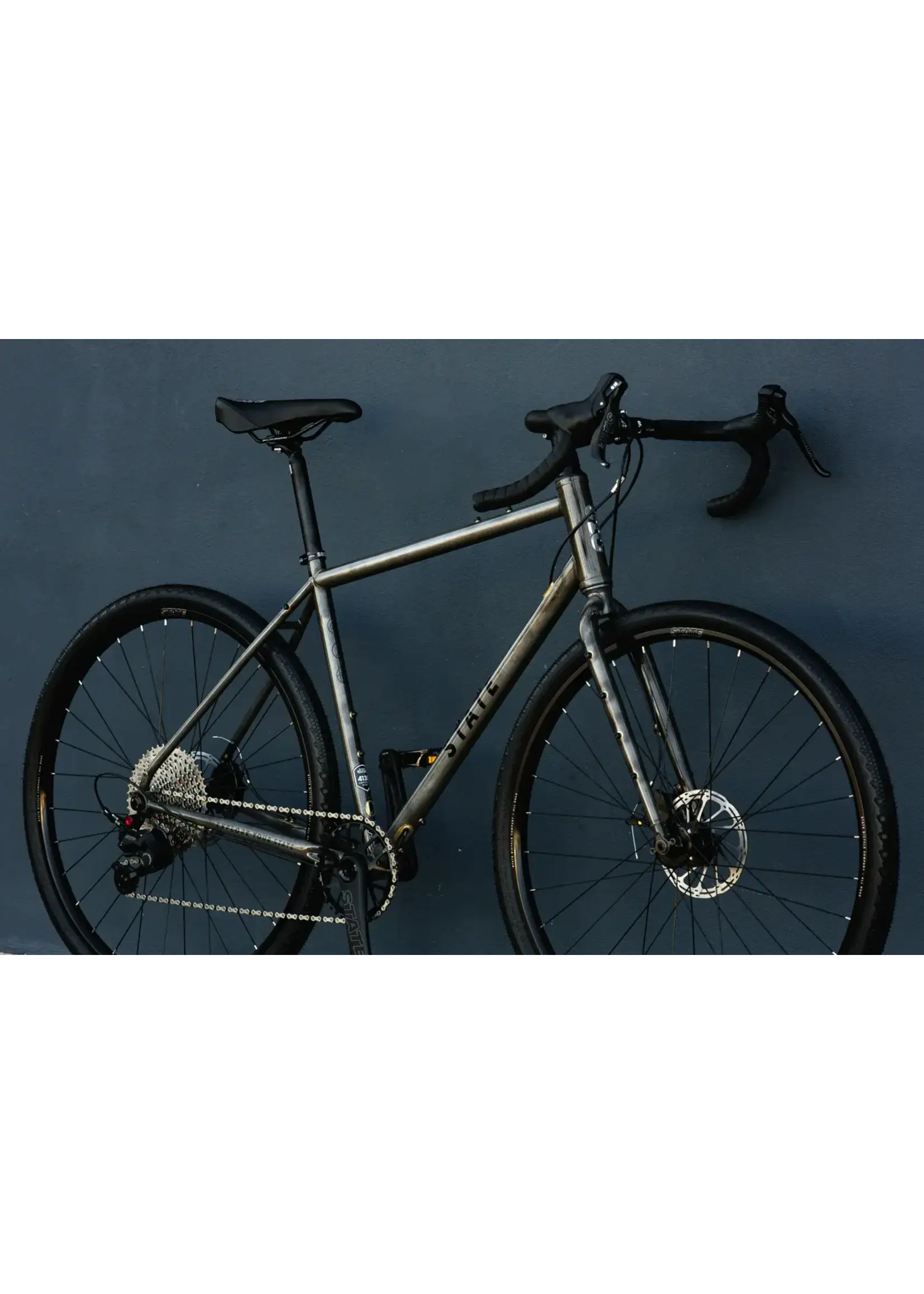 State Bicycle State 4130 All-Road Drop Bar- Raw Phosphate Gravel Bike 12 Speed / UDH