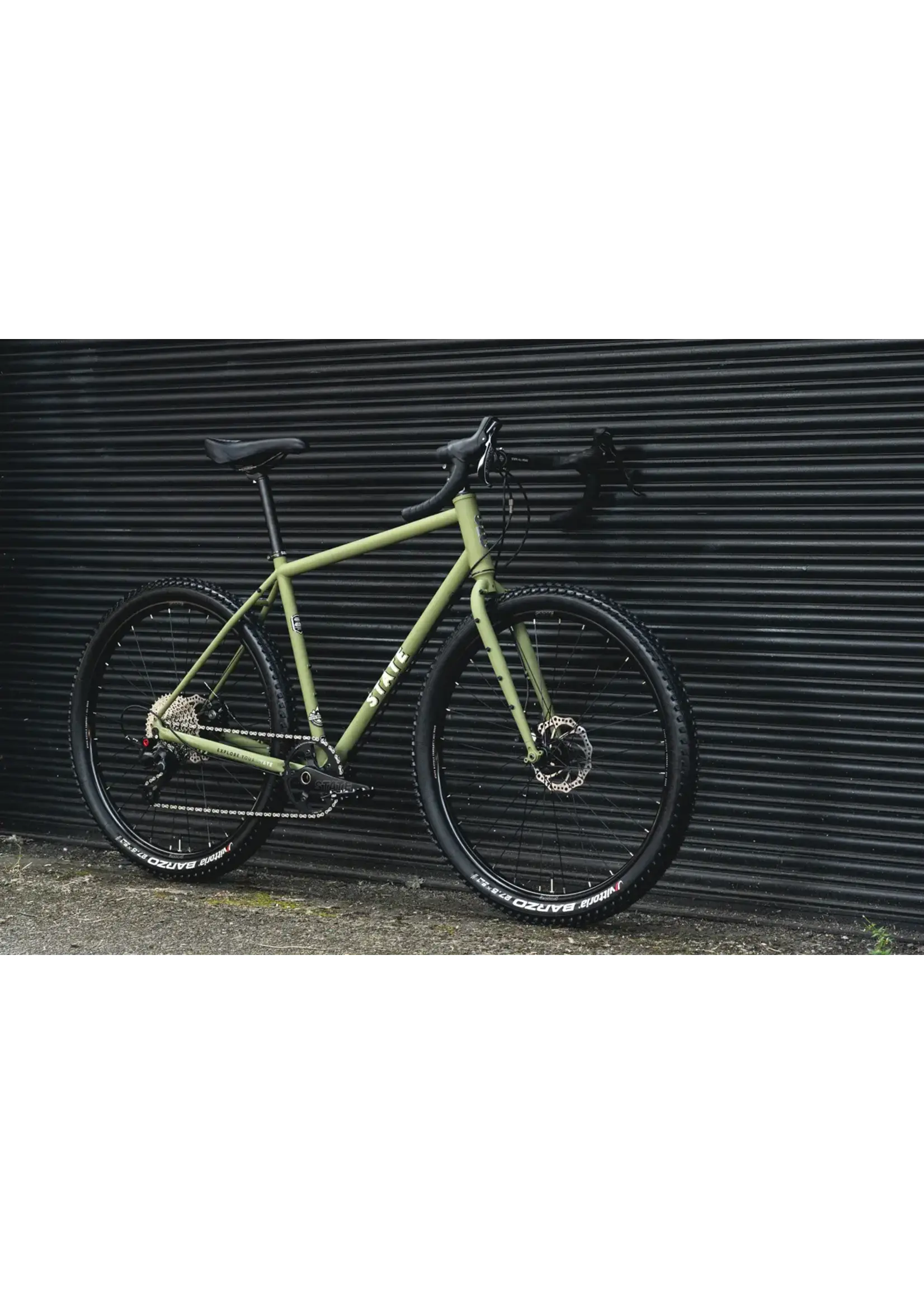 State Bicycle State 4130 All-Road Drop Bar - Matte Olive Gravel Bike