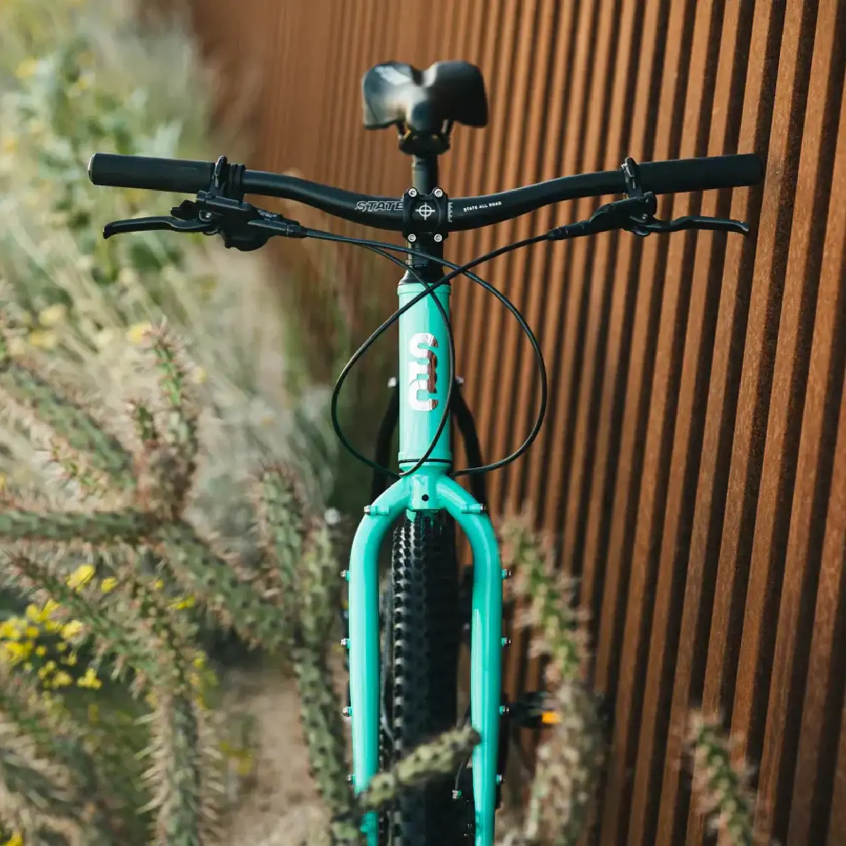 State Bicycle State Gravel 4130 All-Road - Flat Bar - Turquoise Fade