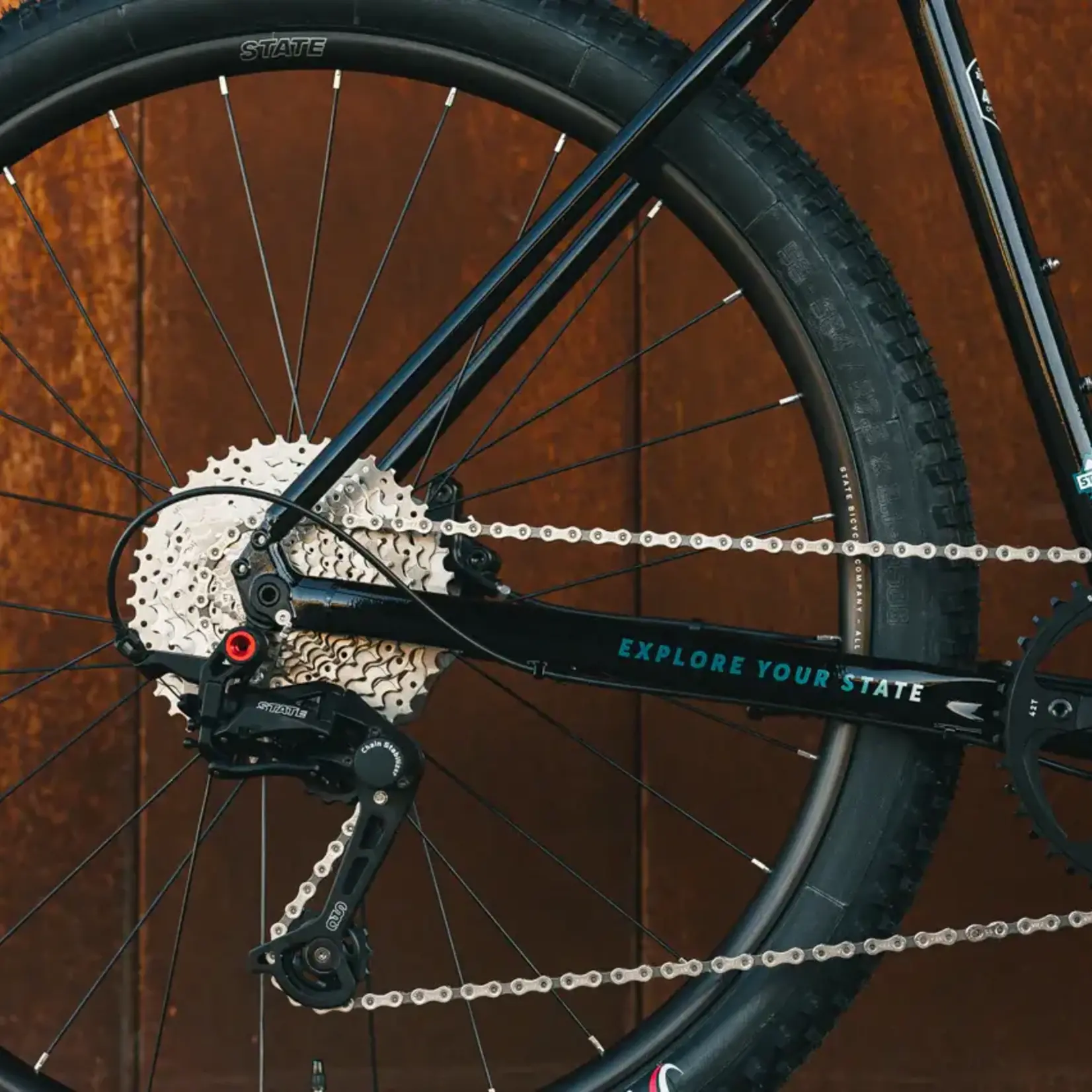 State Bicycle State Gravel 4130 All-Road - Flat Bar - Turquoise Fade