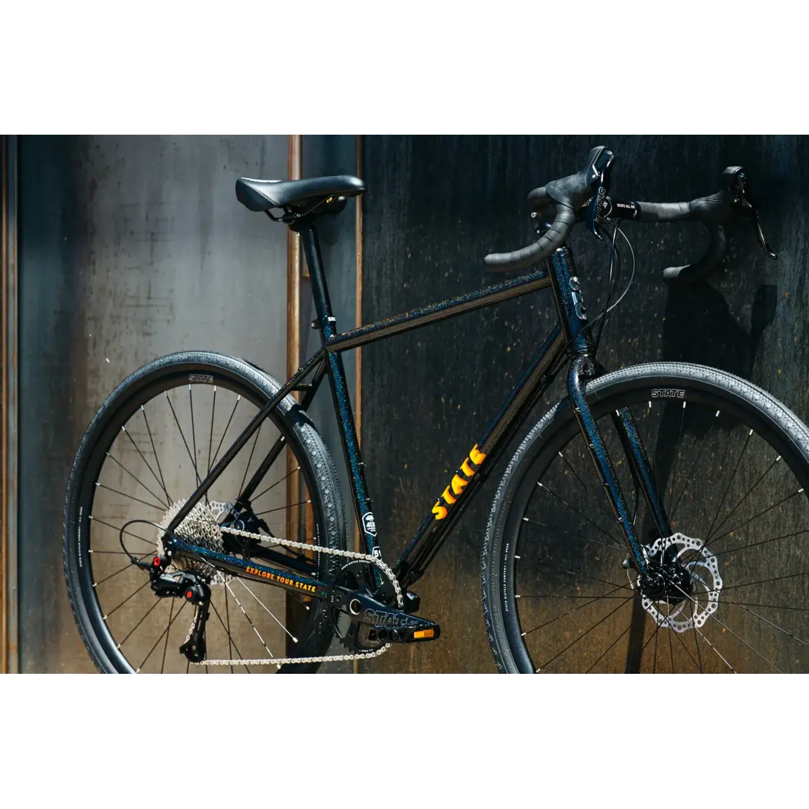 State Bicycle State Gravel 4130 All-Road Drop Bar - Black Canyon