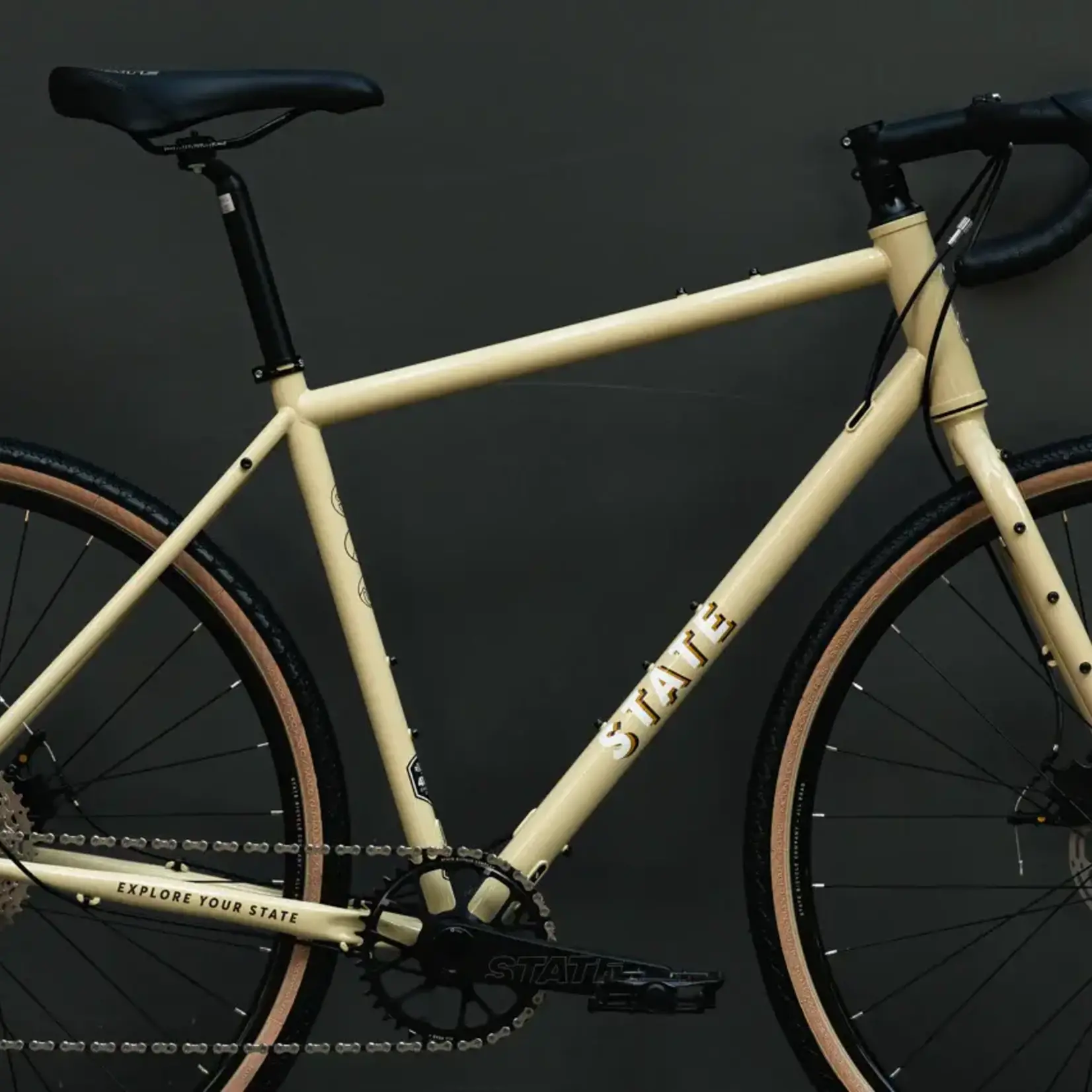 State Bicycle State Gravel Drop Bar 4130 All-Road - Dromedary Tan 12 Speed