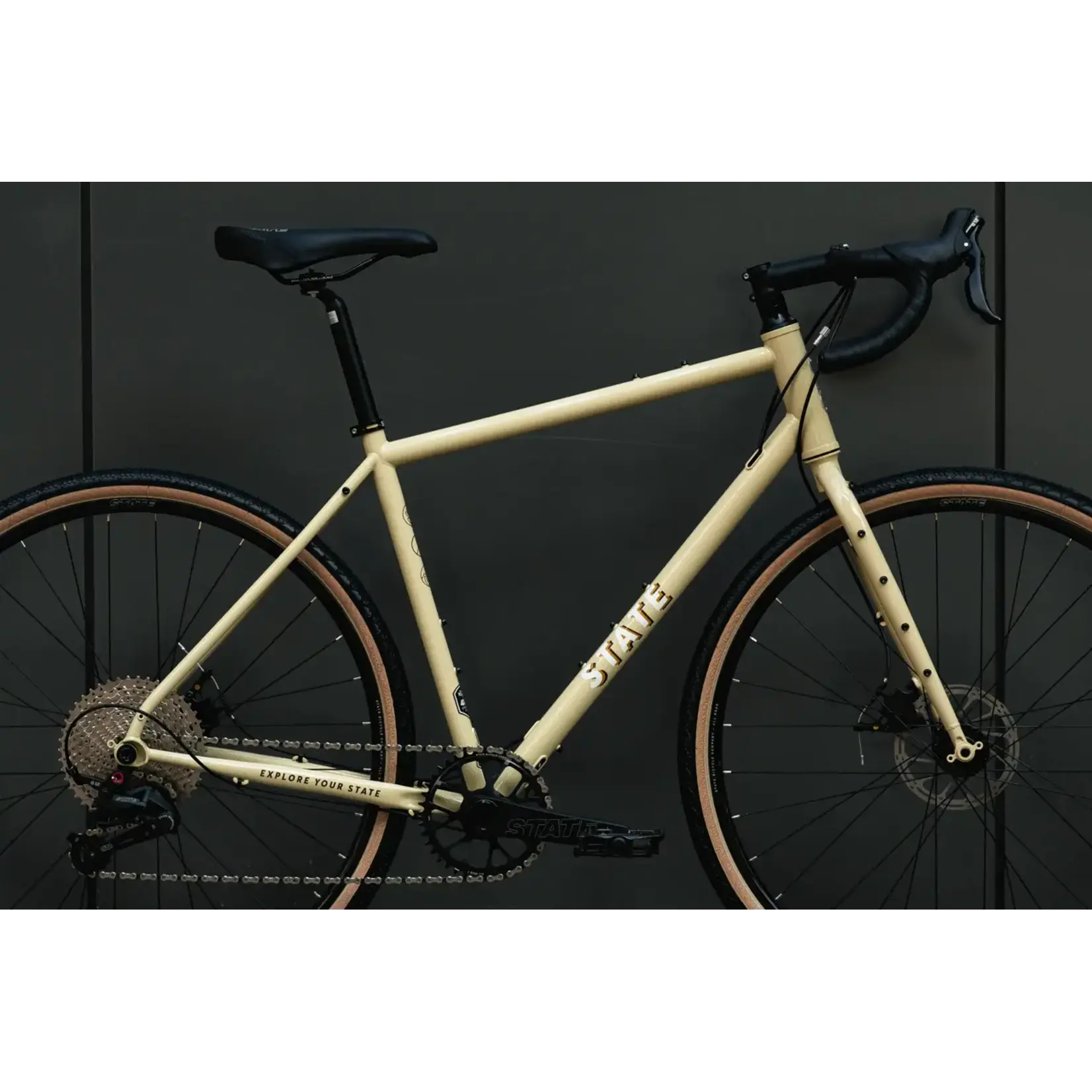 State Bicycle State Gravel Drop Bar 4130 All-Road - Dromedary Tan 12 Speed