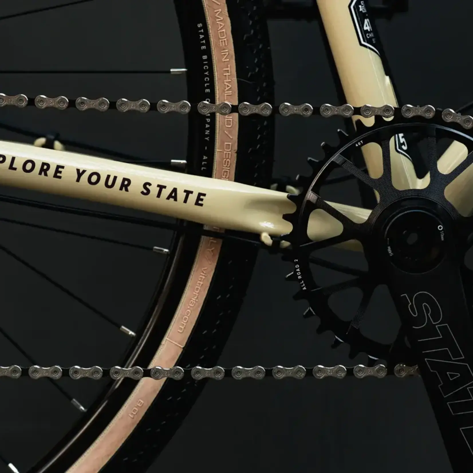 State Bicycle State Gravel Drop Bar 4130 All-Road - Dromedary Tan 12 Speed