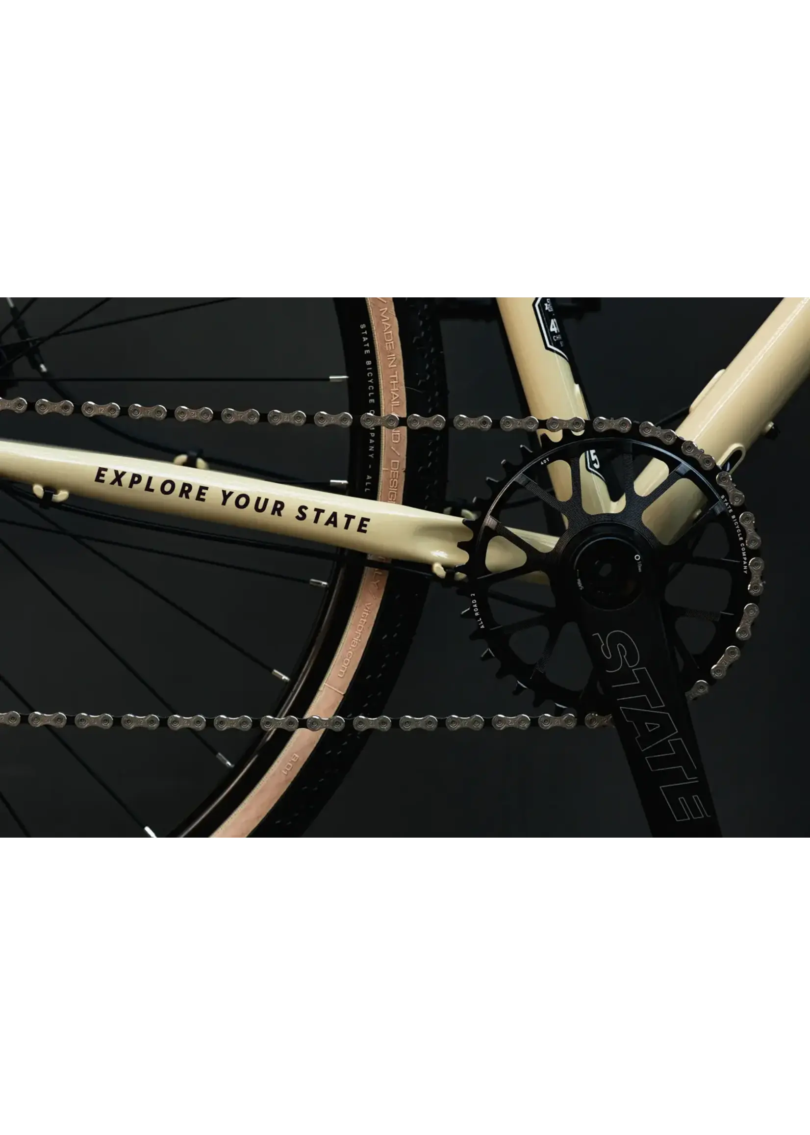 State Bicycle State Gravel Drop Bar 4130 All-Road - Dromedary Tan 12 Speed