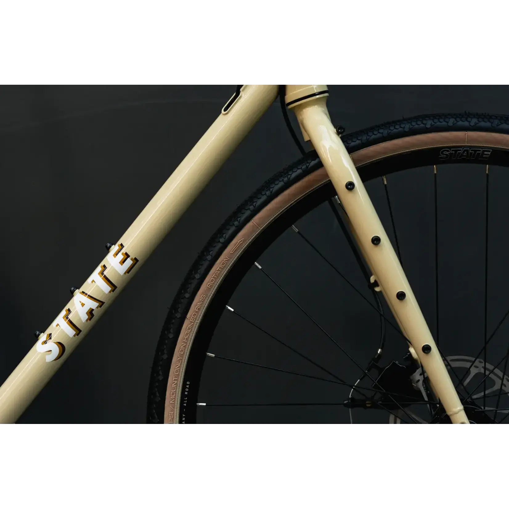 State Bicycle State Gravel Drop Bar 4130 All-Road - Dromedary Tan 12 Speed