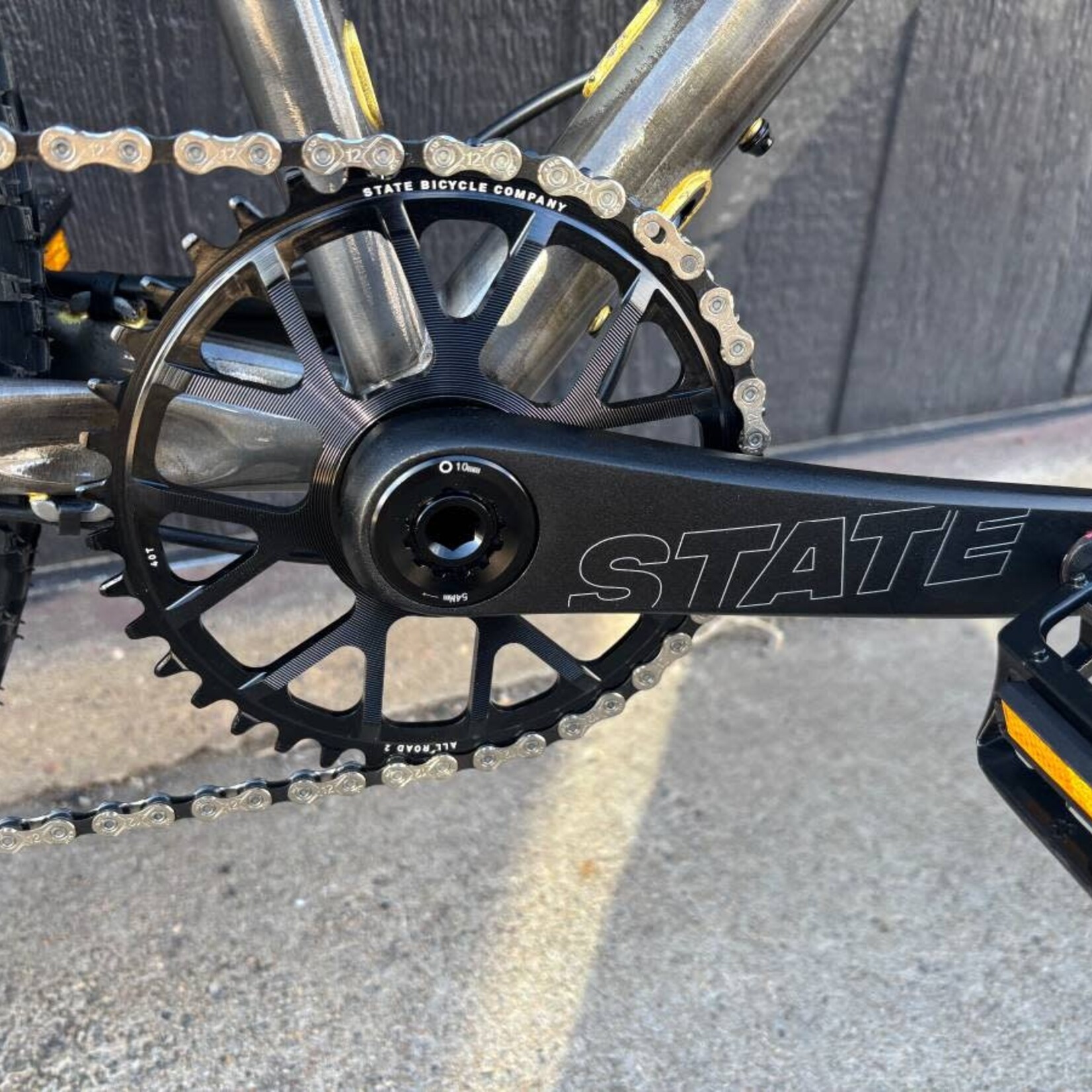 State Bicycle State 4130 All-Road Drop Bar- Raw Phosphate Gravel Bike 12 Speed / UDH