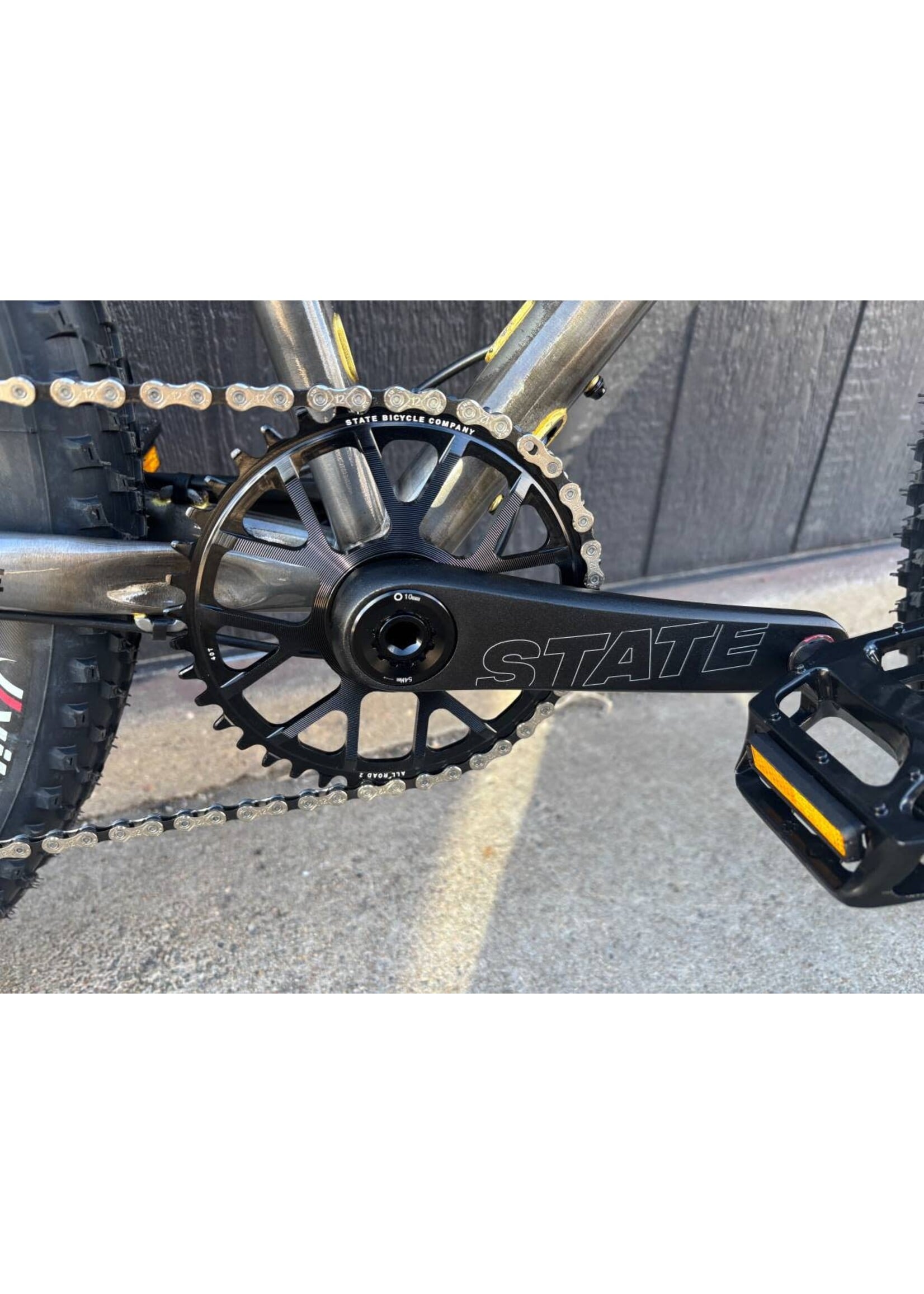 State Bicycle State 4130 All-Road Drop Bar- Raw Phosphate Gravel Bike 12 Speed / UDH