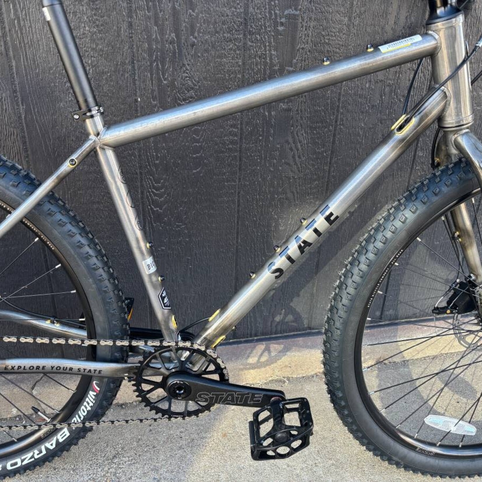 State Bicycle State 4130 All-Road Drop Bar- Raw Phosphate Gravel Bike 12 Speed / UDH