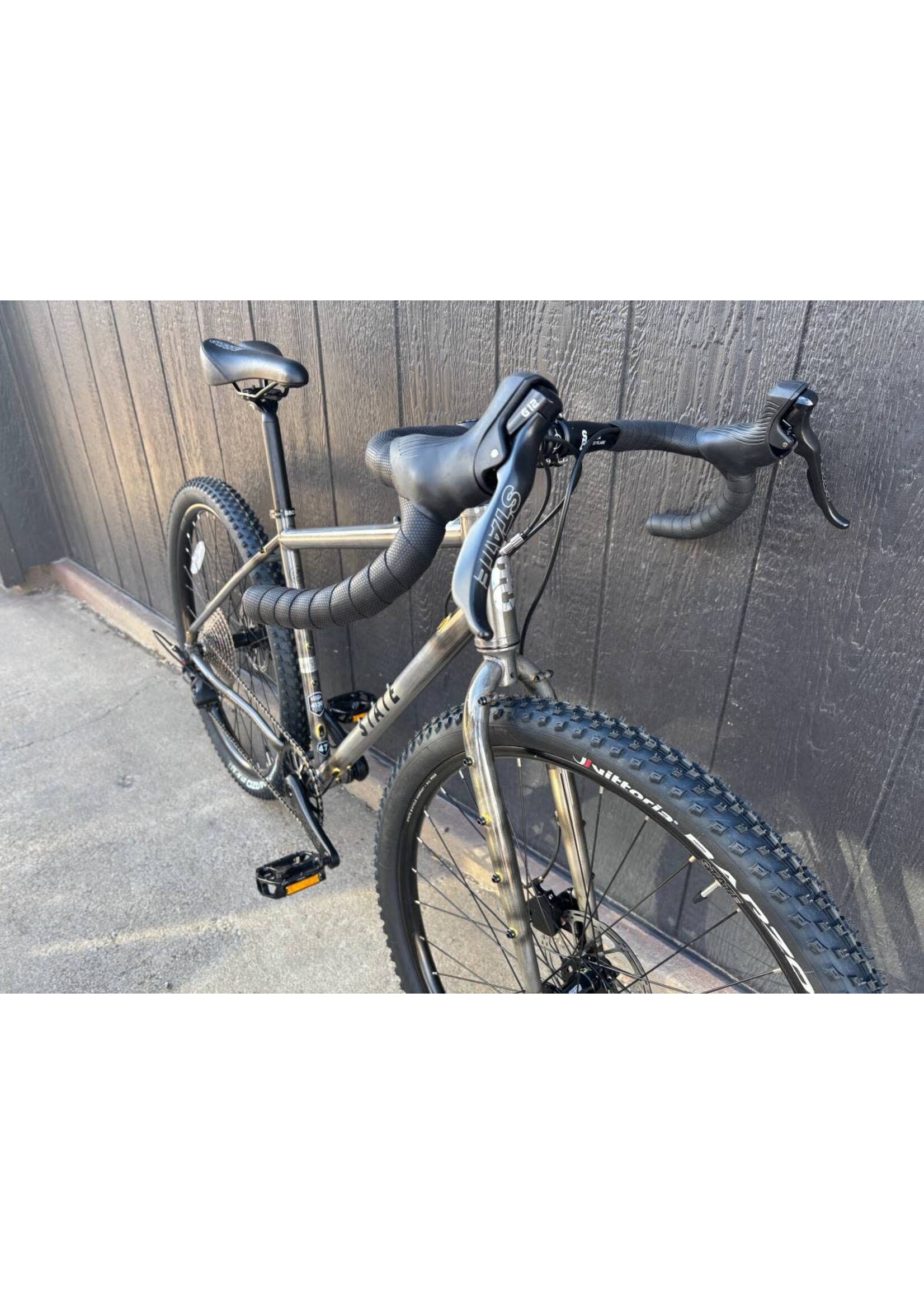 State Bicycle State 4130 All-Road Drop Bar- Raw Phosphate Gravel Bike 12 Speed / UDH