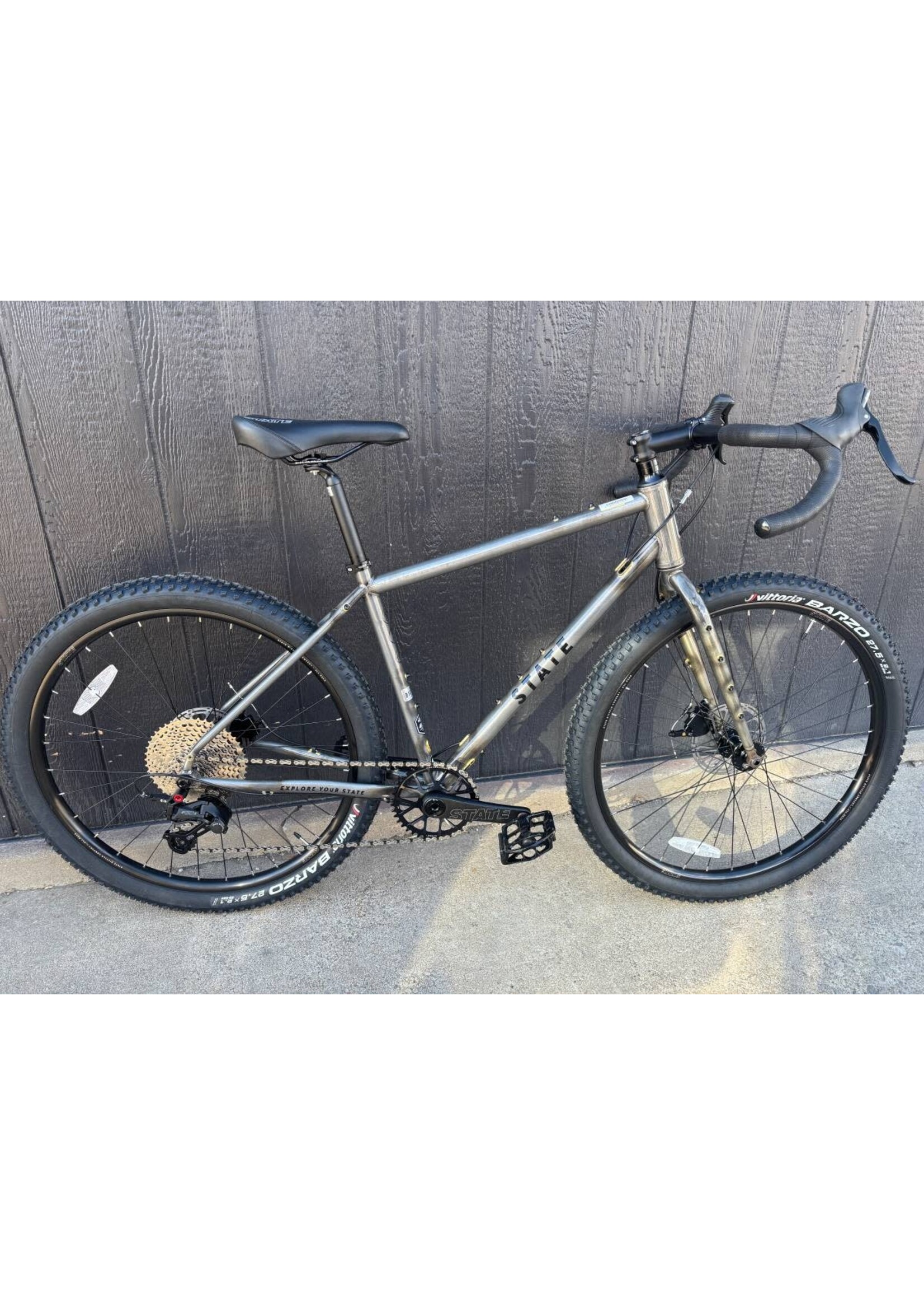State Bicycle State 4130 All-Road Drop Bar- Raw Phosphate Gravel Bike 12 Speed / UDH