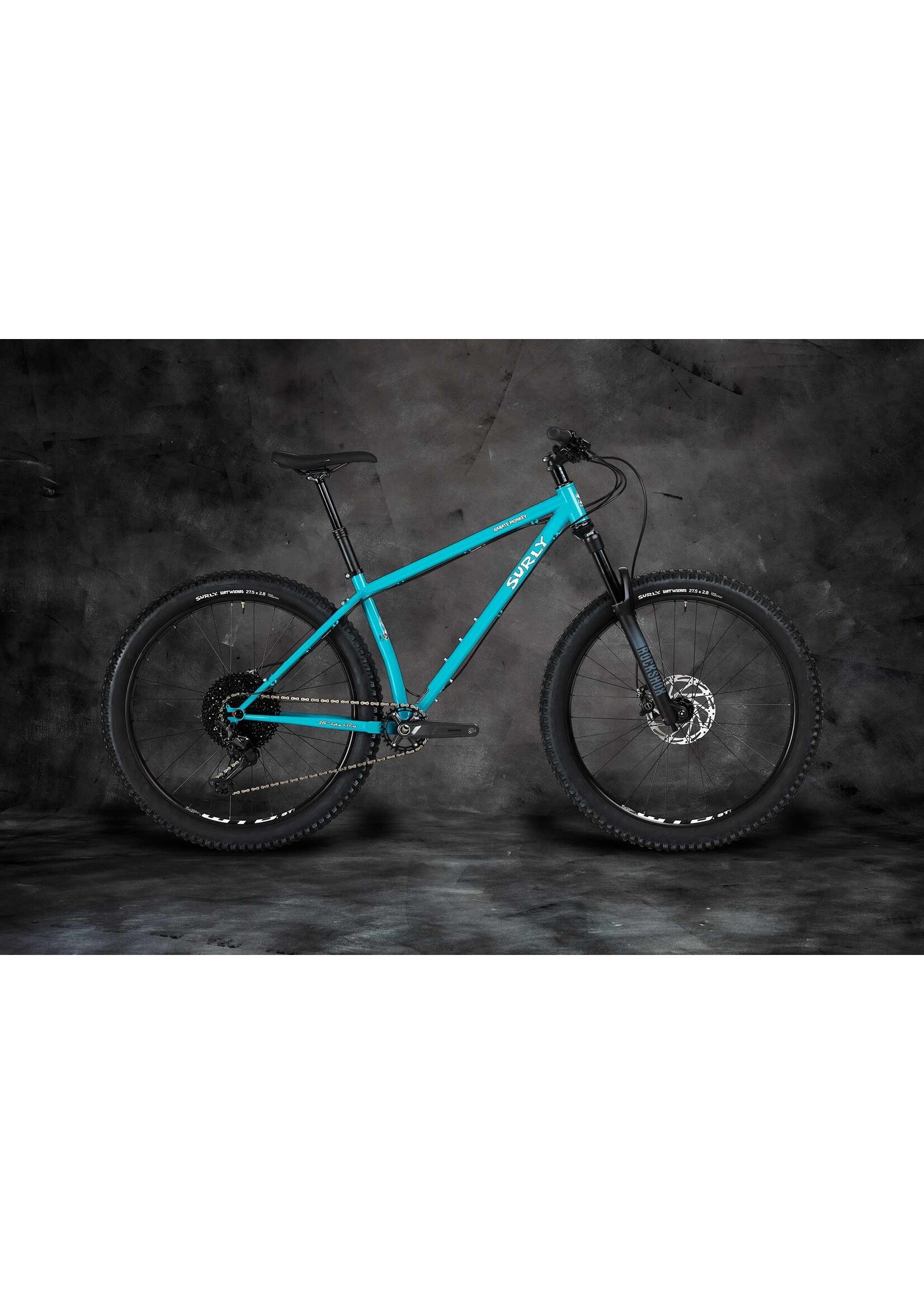 Surly Surly Karate Monkey Front Suspension Bike - 27.5", Steel, Lost at Sea Blue,