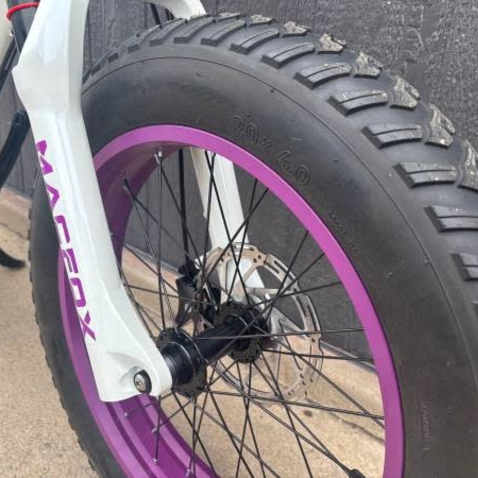 Macfox Macfox X1S Commuter Ebike (Single Battery) White/Purple