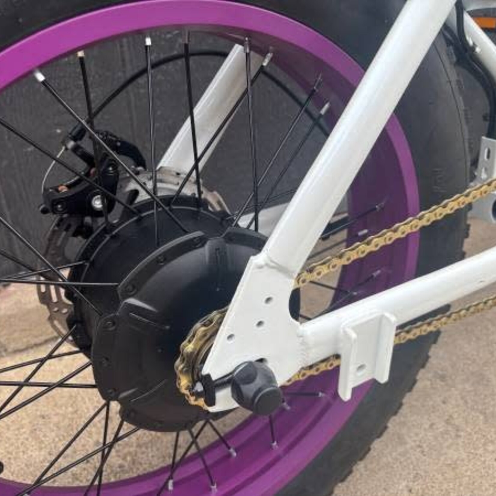 Macfox Macfox X1S Commuter Ebike (Single Battery) White/Purple