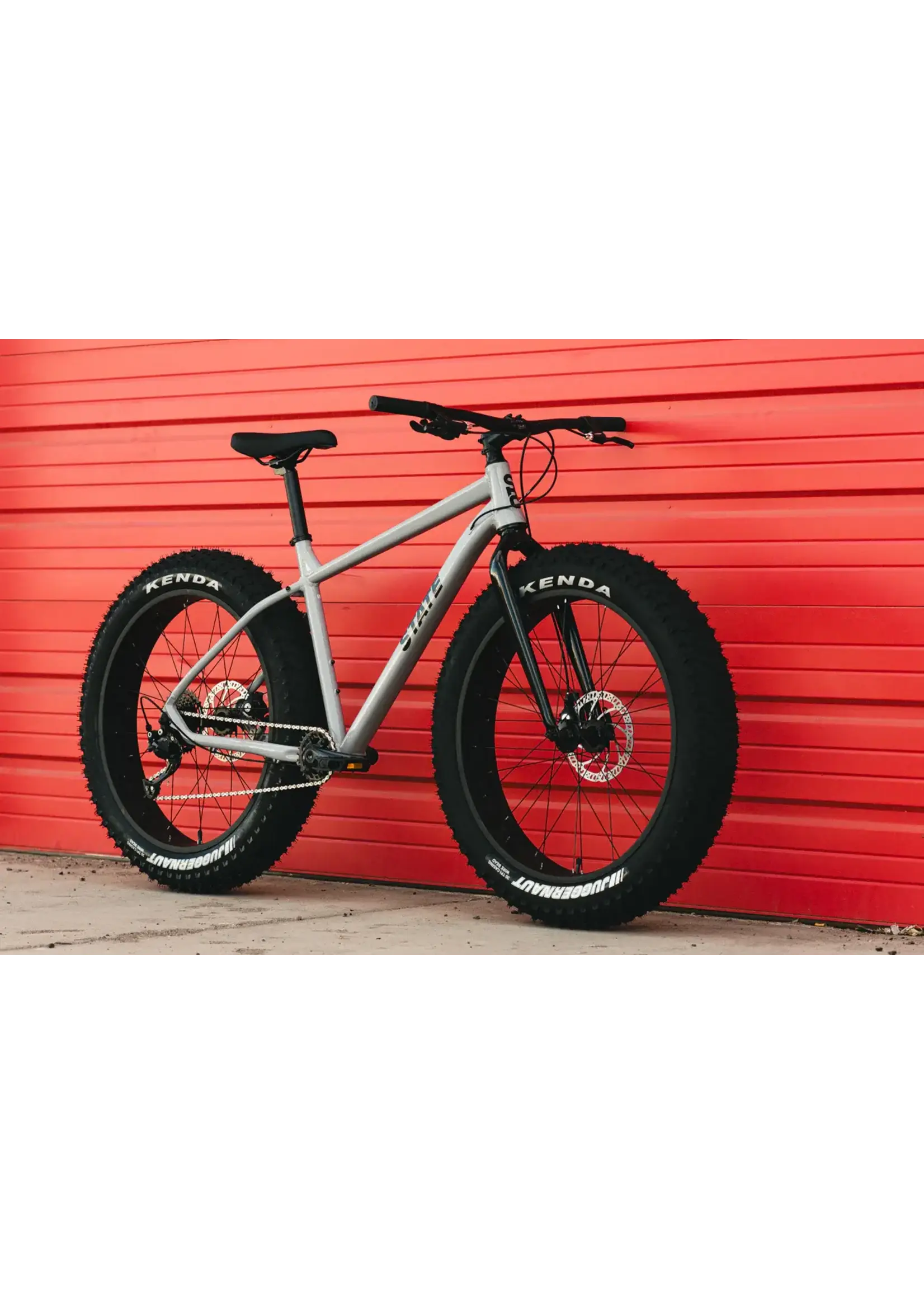 State Bicycle State 6061 Trail+ Fat Bike - Stone Grey