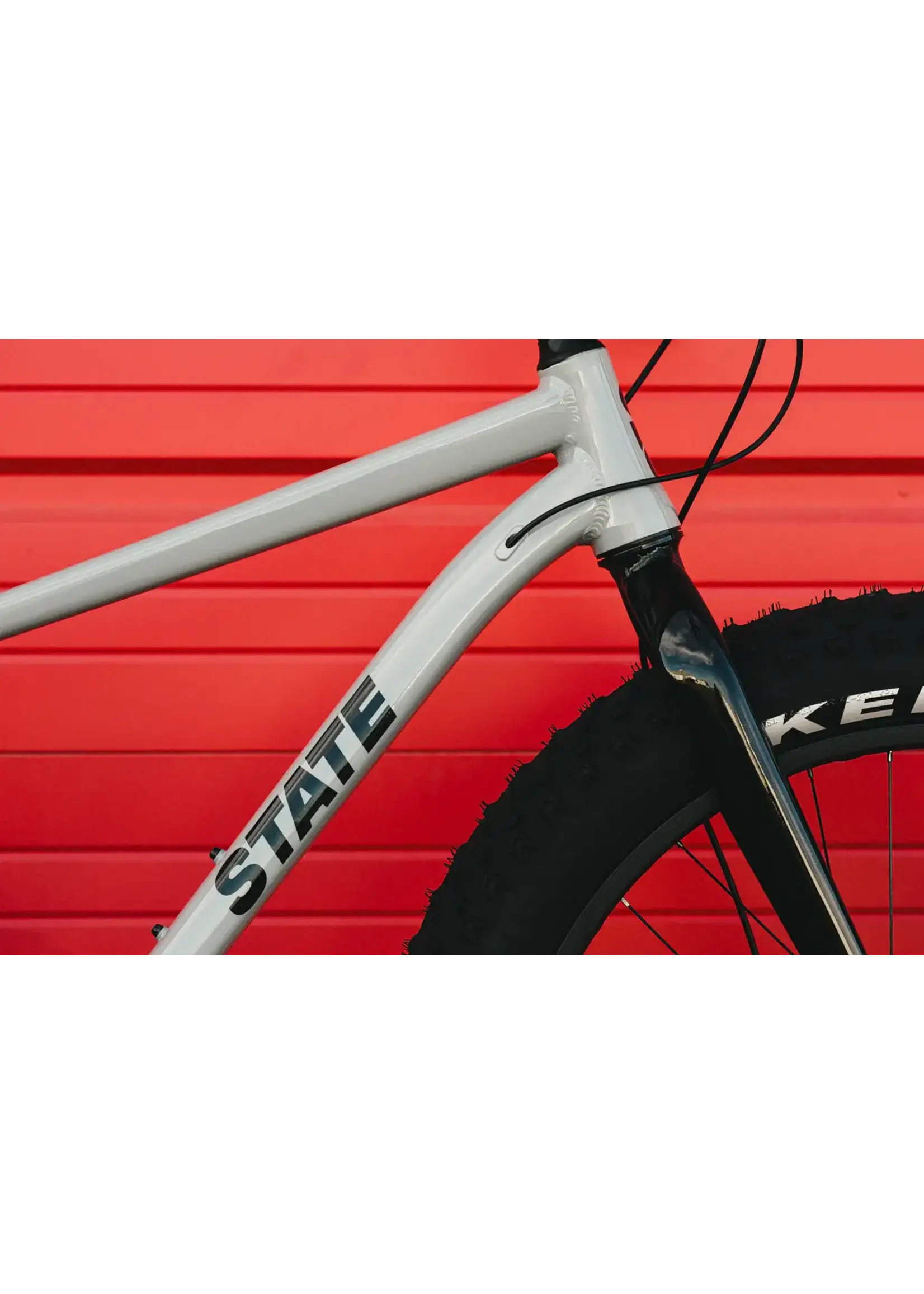 State Bicycle State 6061 Trail+ Fat Bike - Stone Grey