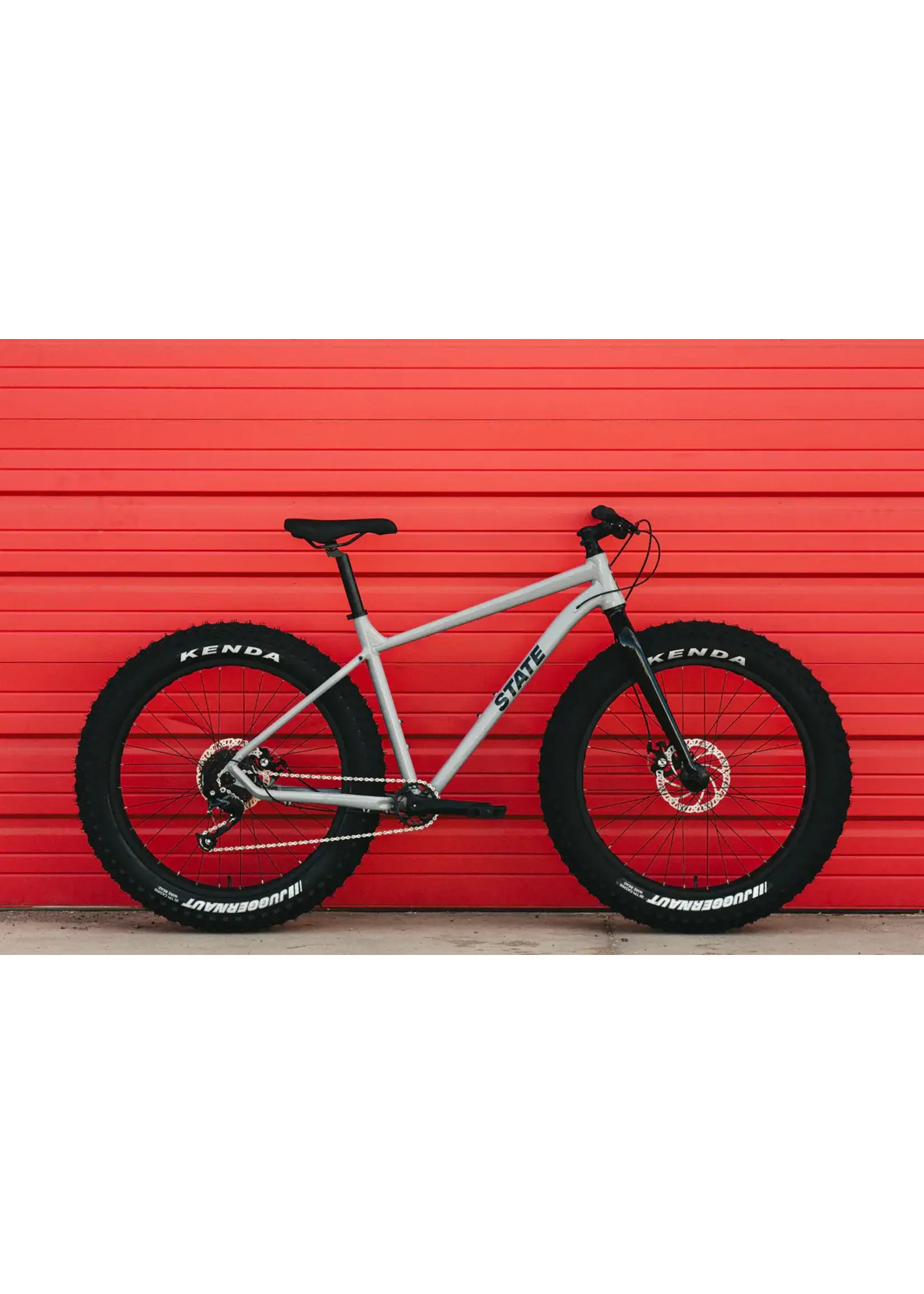 State Bicycle State 6061 Trail+ Fat Bike - Stone Grey