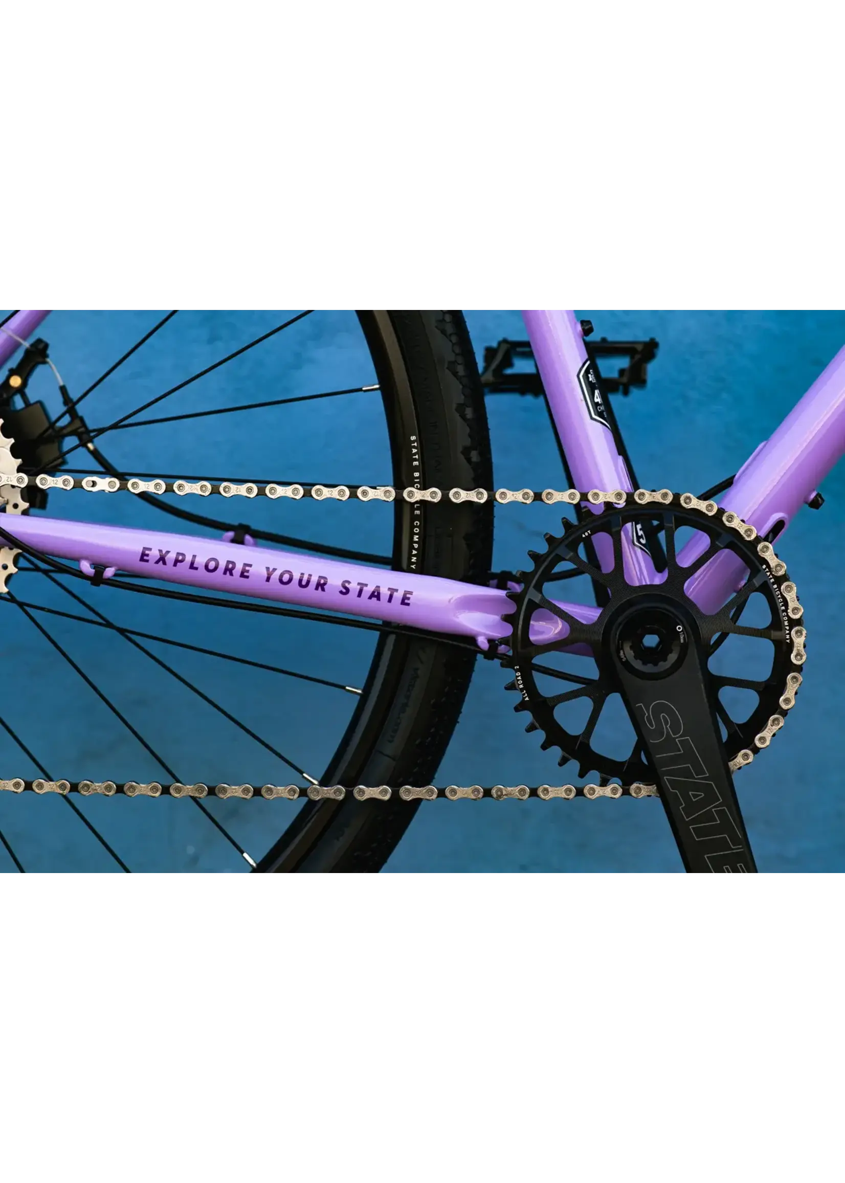 State Bicycle State 4130 All-Road Drop Bar- Arroyo Lilac Gravel Bike 12 Speed / UDH