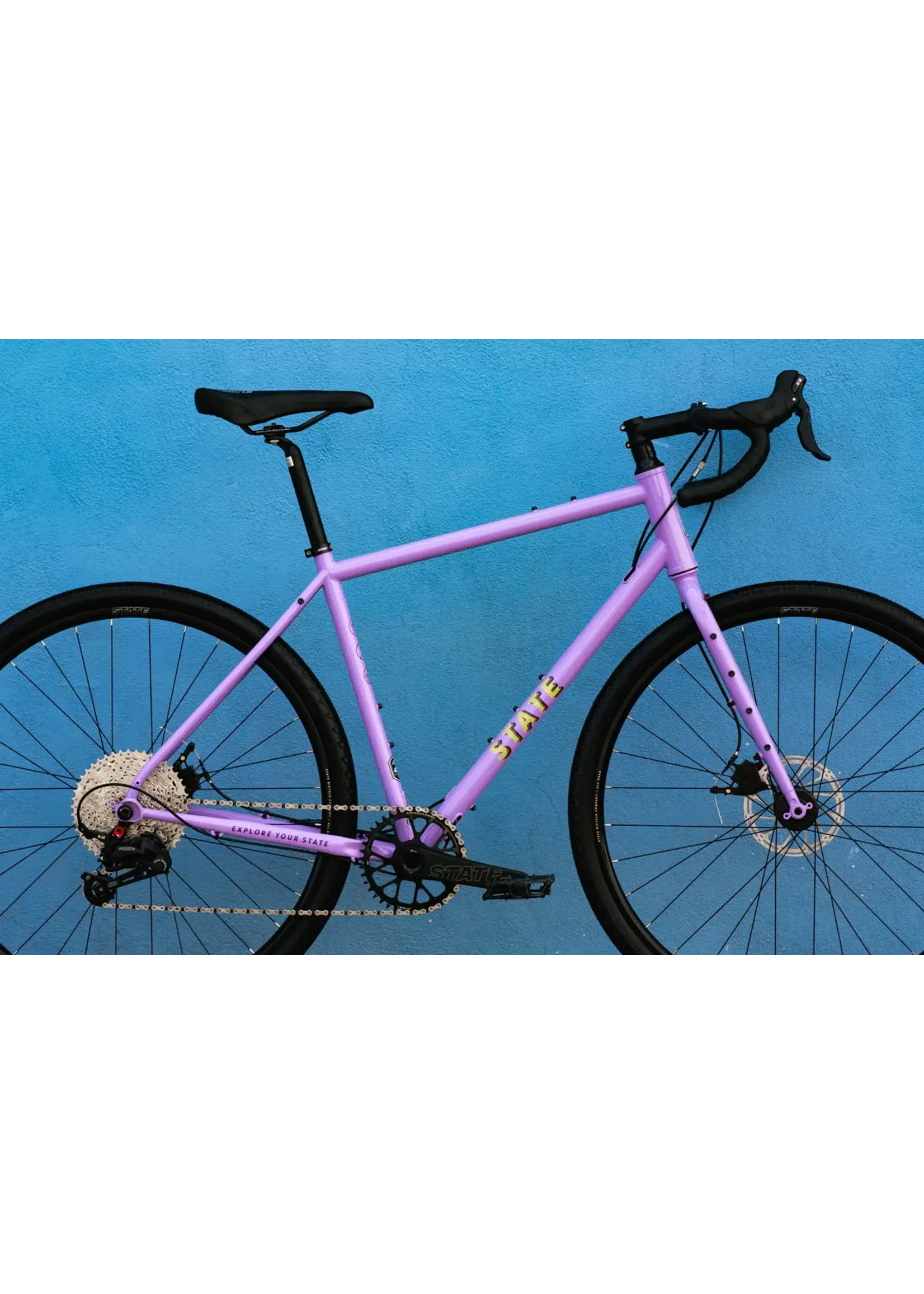 State Bicycle State 4130 All-Road Drop Bar- Arroyo Lilac Gravel Bike 12 Speed / UDH