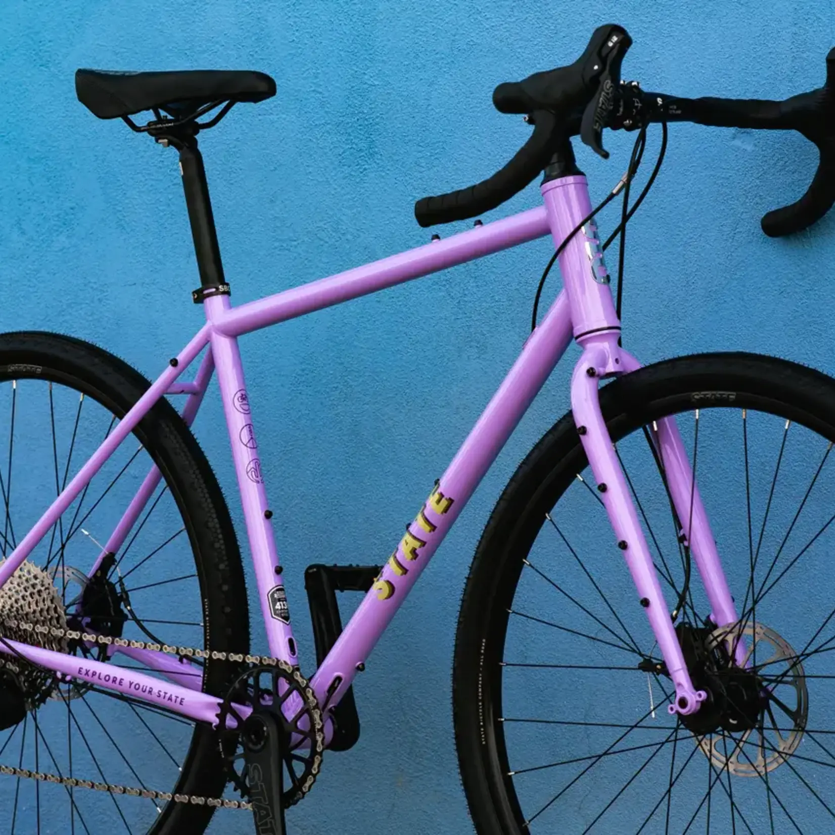 State Bicycle State 4130 All-Road Drop Bar- Arroyo Lilac Gravel Bike 12 Speed / UDH