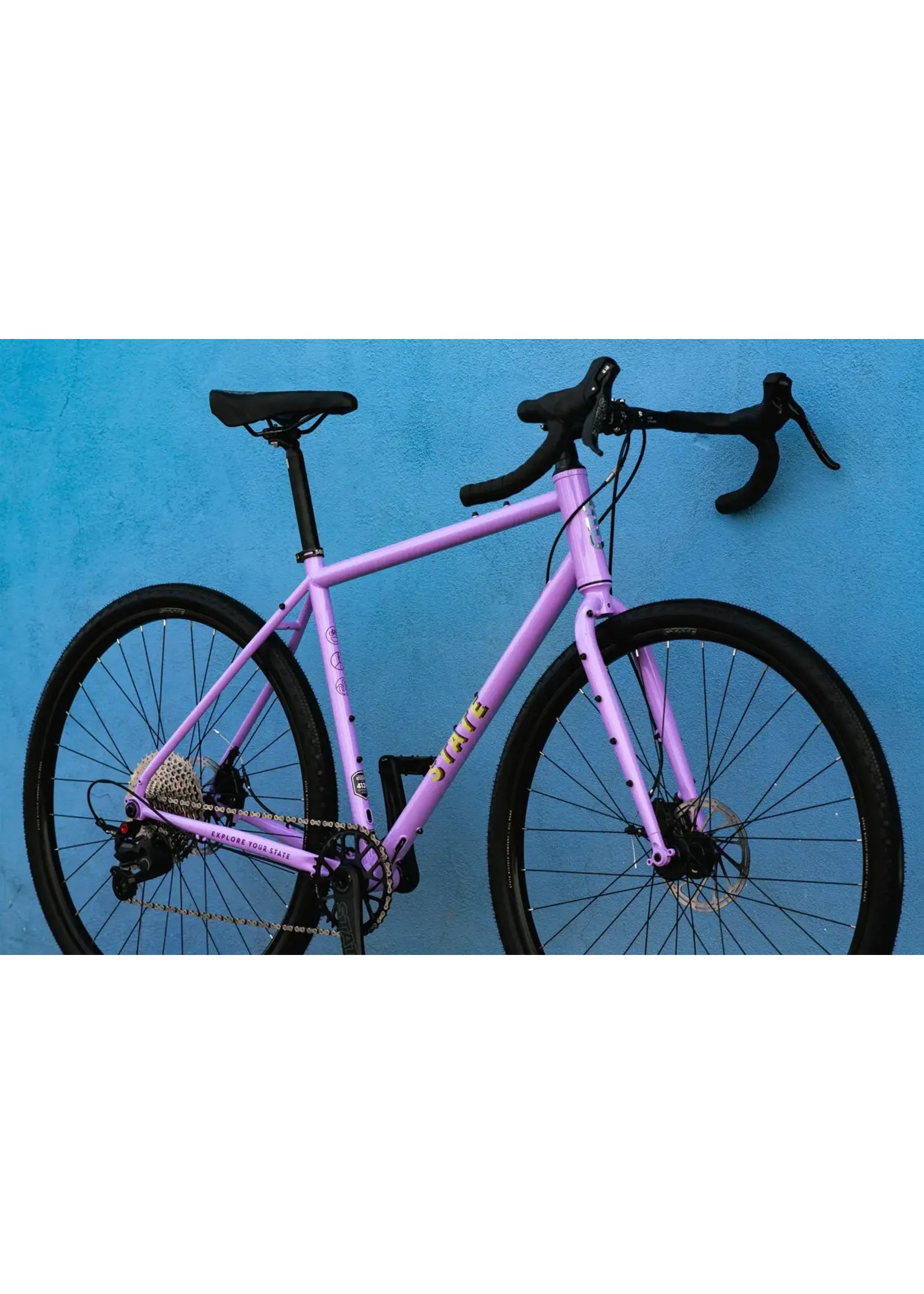 State Bicycle State 4130 All-Road Drop Bar- Arroyo Lilac Gravel Bike 12 Speed / UDH