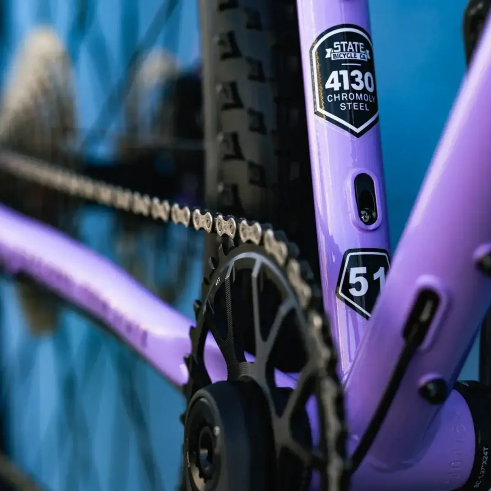 State Bicycle State 4130 All-Road Drop Bar- Arroyo Lilac Gravel Bike 12 Speed / UDH