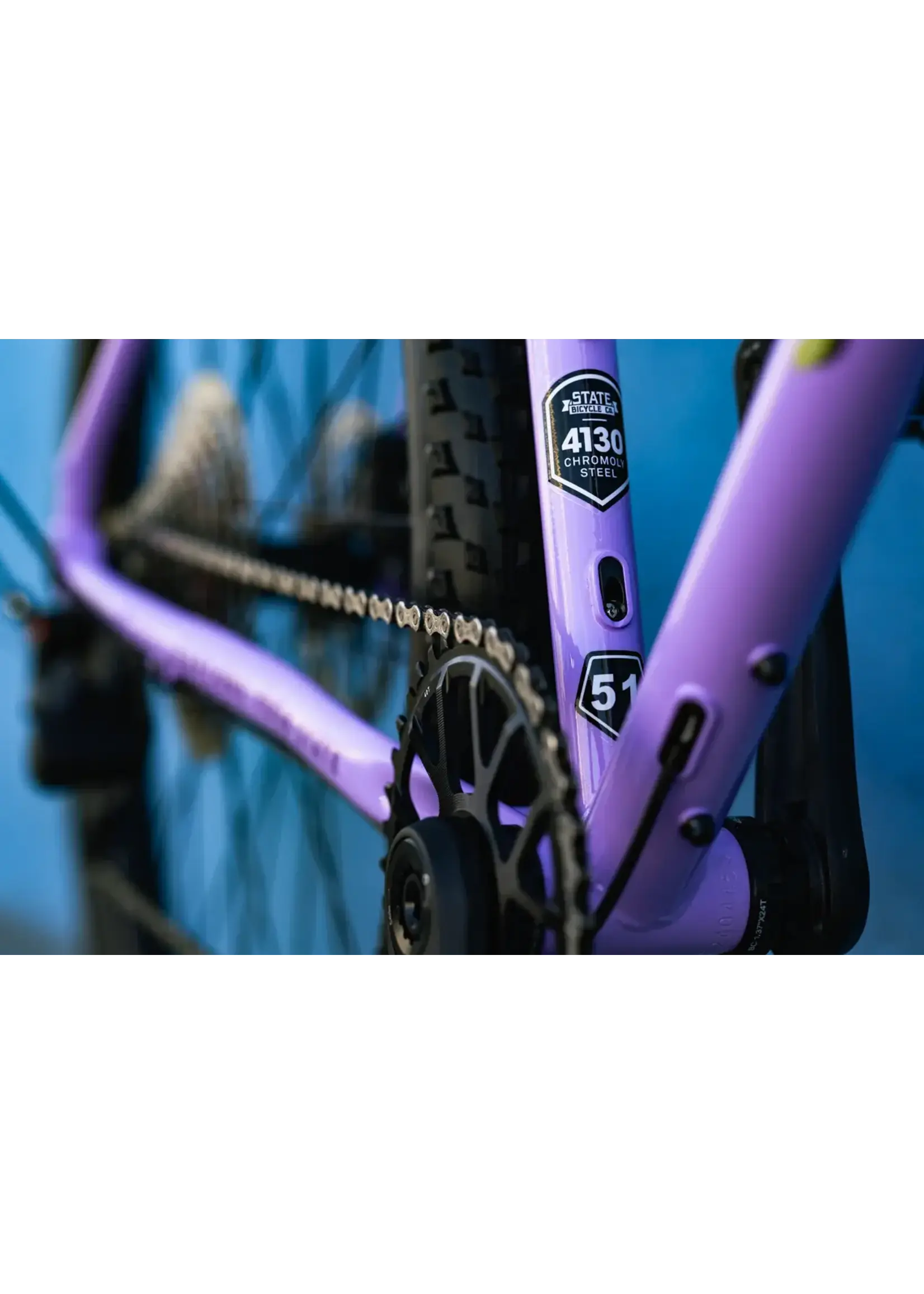 State Bicycle State 4130 All-Road Drop Bar- Arroyo Lilac Gravel Bike 12 Speed / UDH