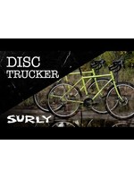 Surly Surly Disc Trucker Bike - 700c, Steel, Pea Lime Soup, All Sizes
