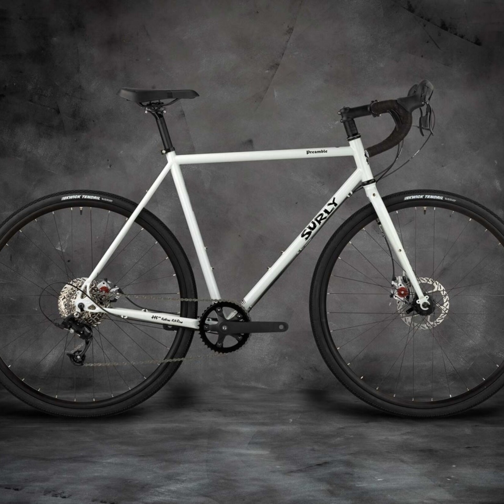 Surly Surly Preamble Drop Bar Bike - 700c, Thorfrost White, Medium