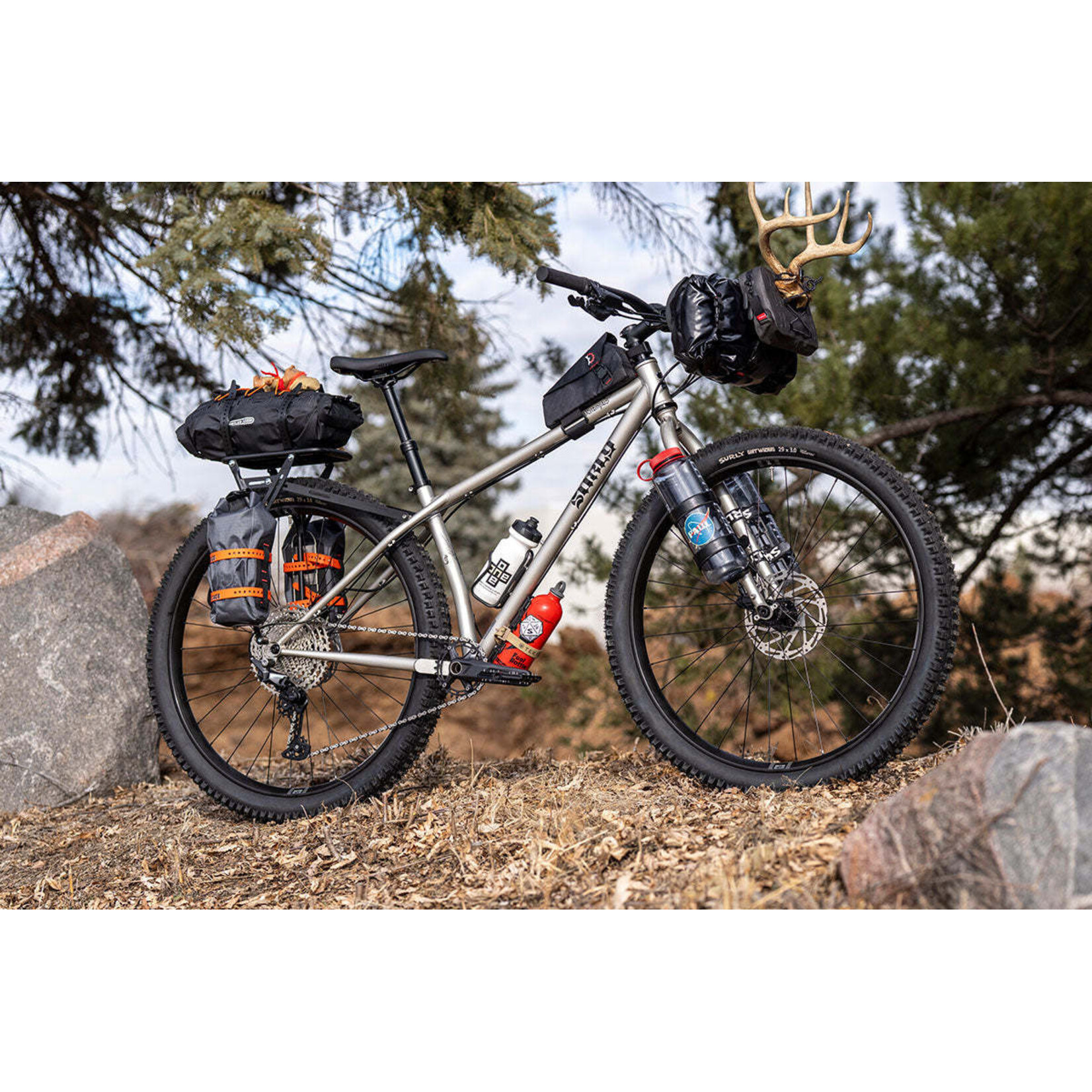 Surly Surly Krampus Bike - 29", Steel, Salmon Skin Silver, Small