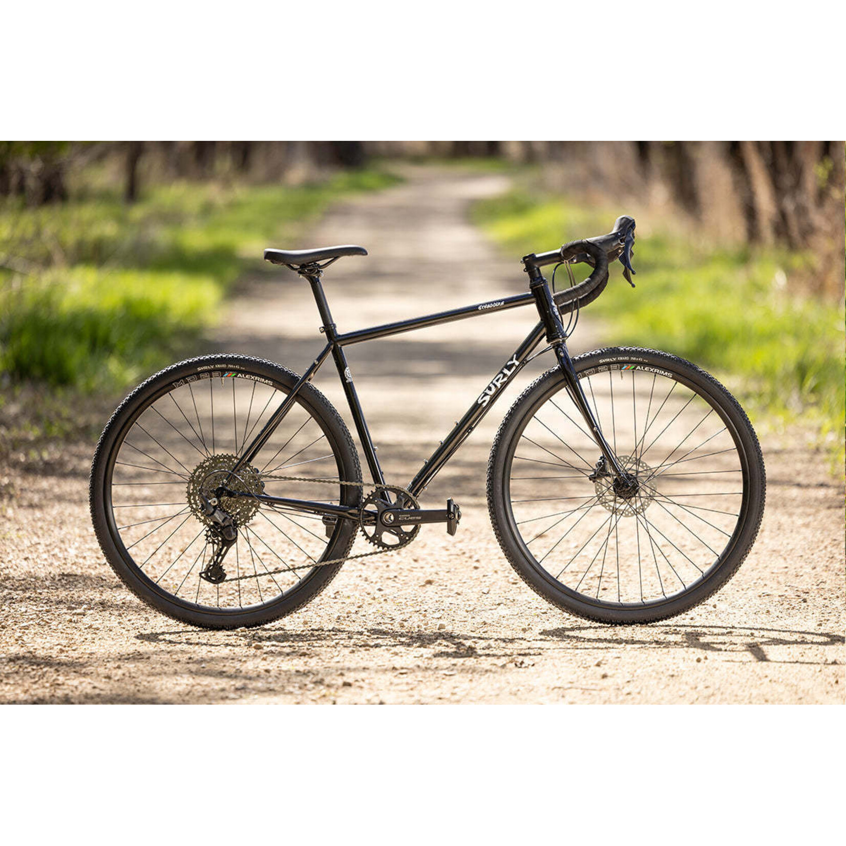 Surly Surly Straggler Bike - 700c, Steel, Cues 1x11, Hi-Viz Black, 56cm
