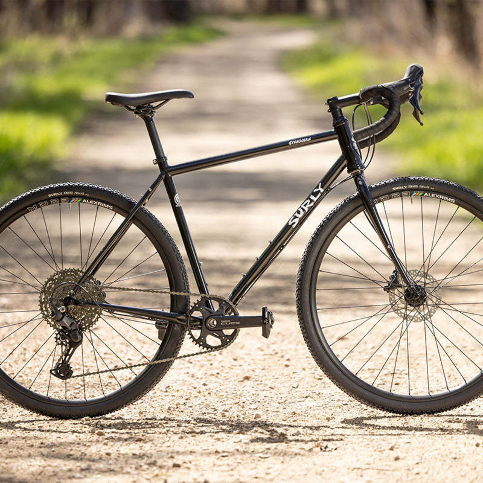 Surly Surly Straggler Bike - 700c, Steel, Cues 1x11, Hi-Viz Black, 58cm