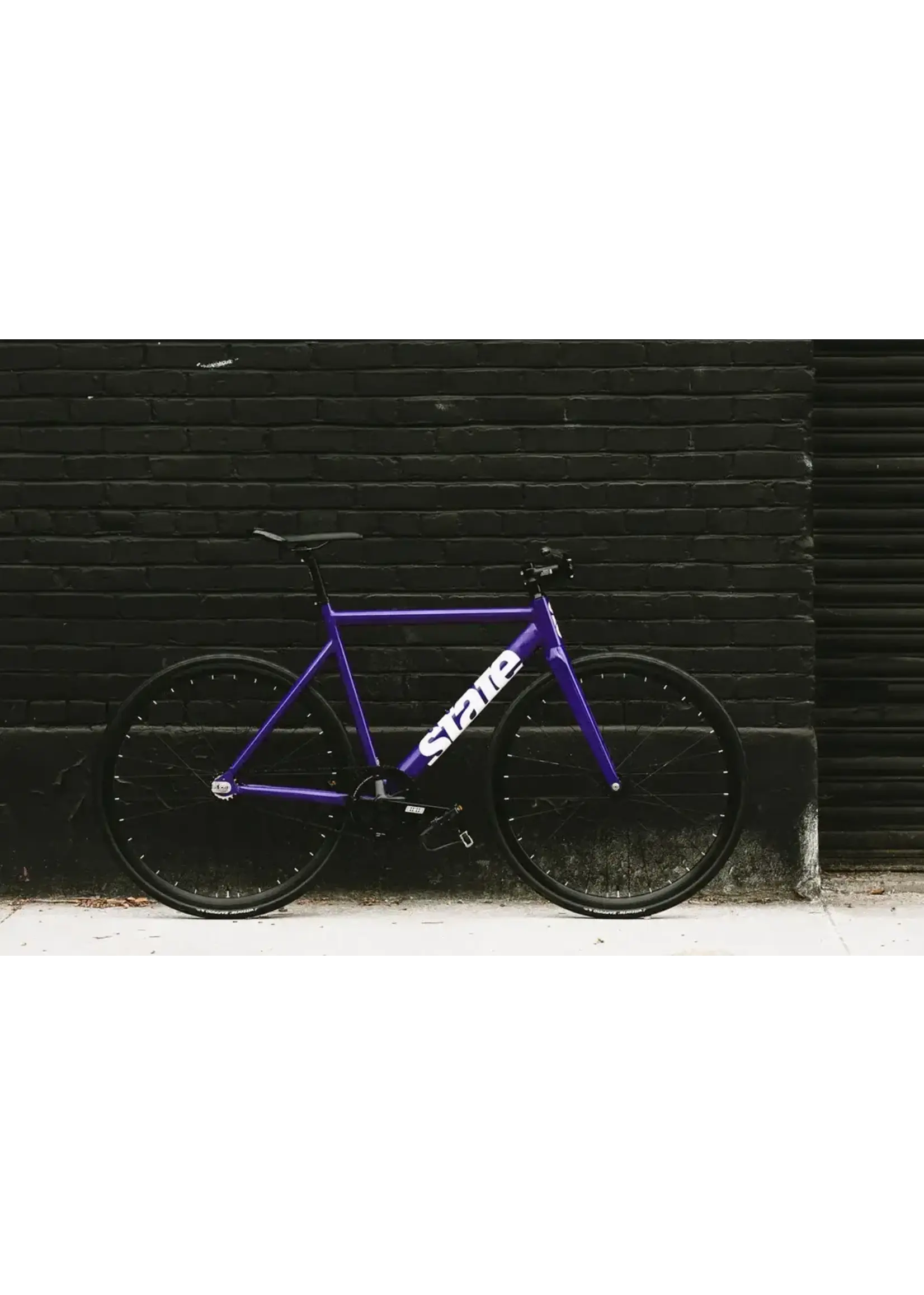 State Bicycle 6061 Black Label v3 - Purple / White Drop Bar