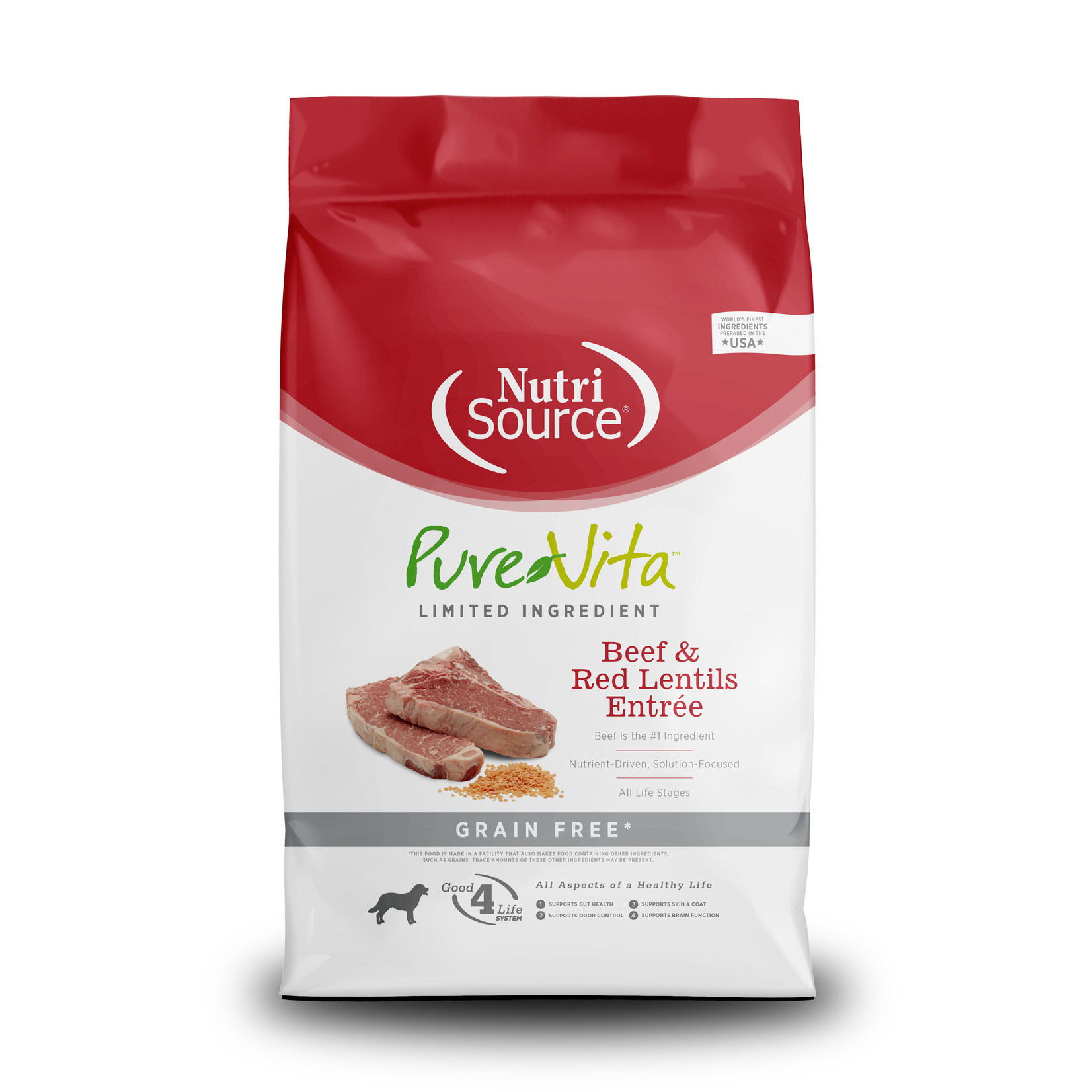 PureVita Beef and Red Lentils Grain Free Dry Dog Food