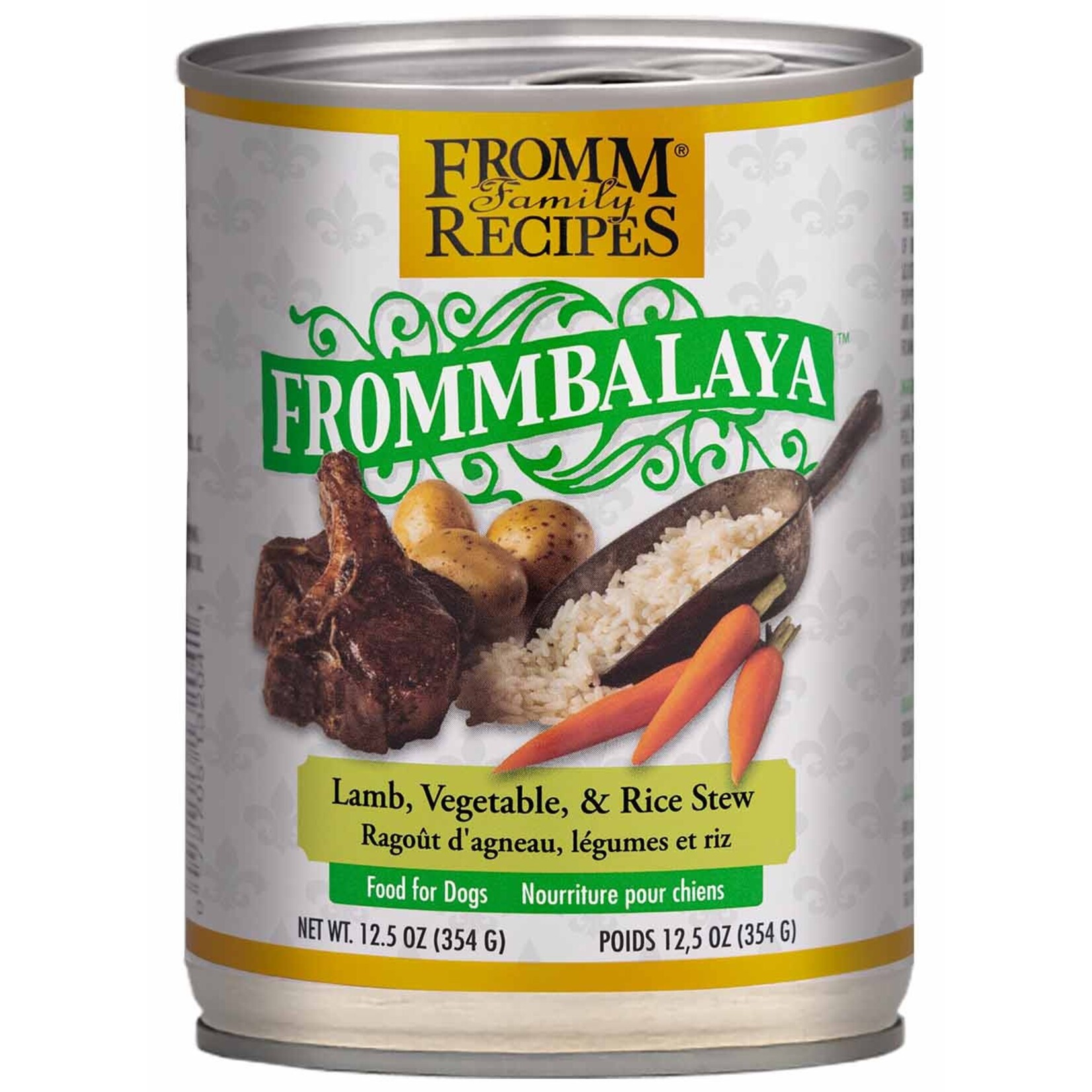Fromm Frommbalaya Lamb, Vegetable, and Rice Stew Wet Dog Food, 12.5oz