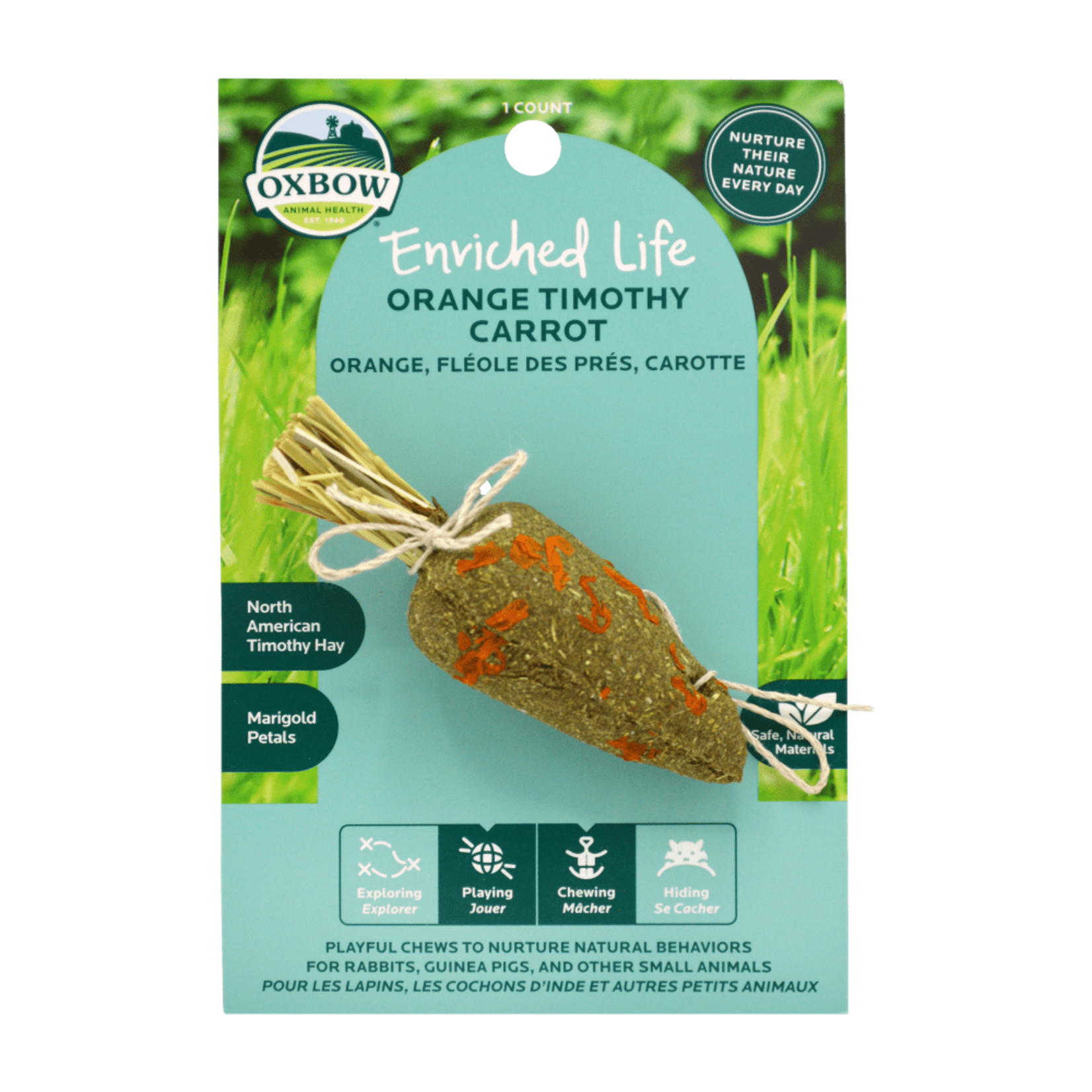 Oxbow Animal Health Enriched Life Orange Timothy Carrot