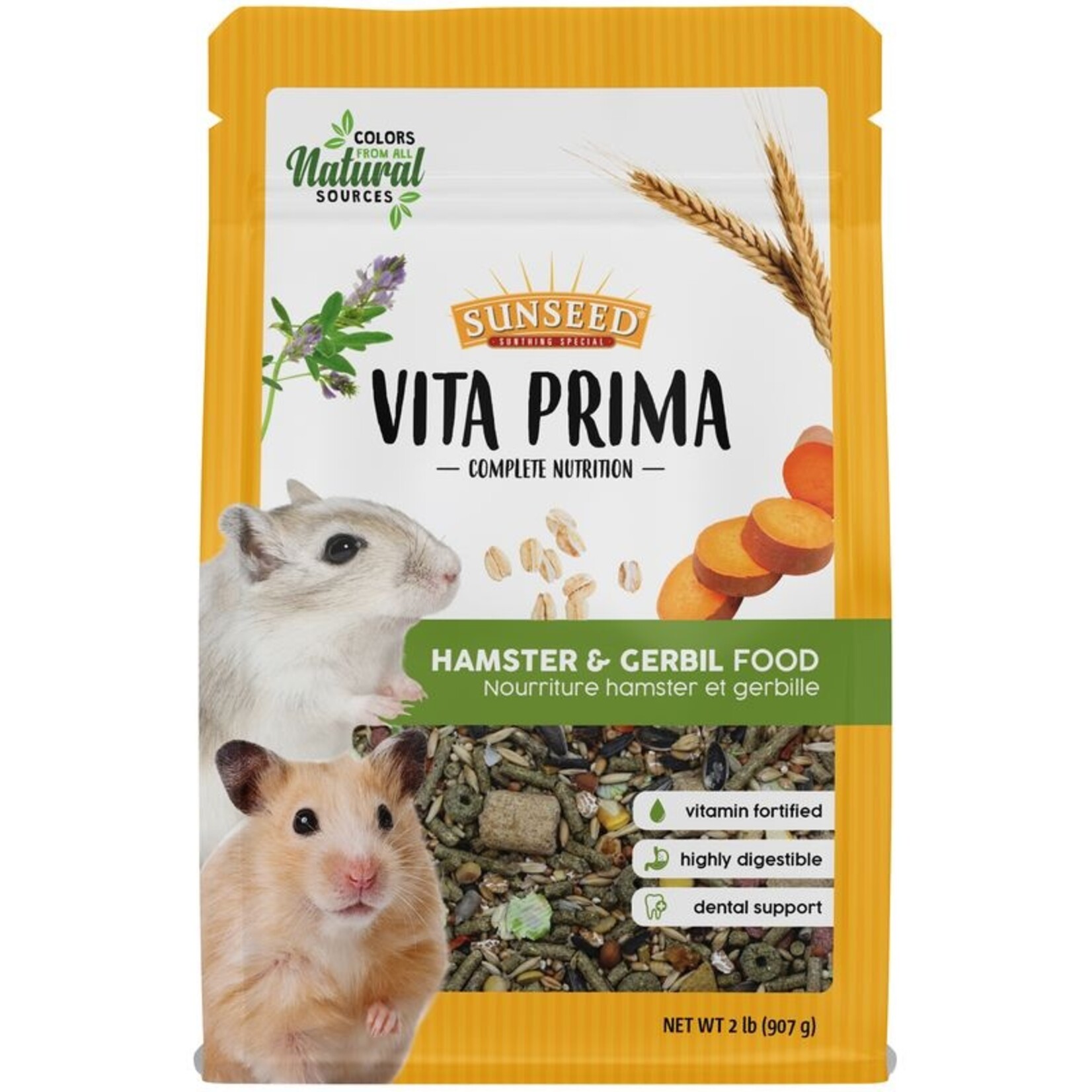 Sunseed Vita Prima Hamster & Gerbil Food, 2lb