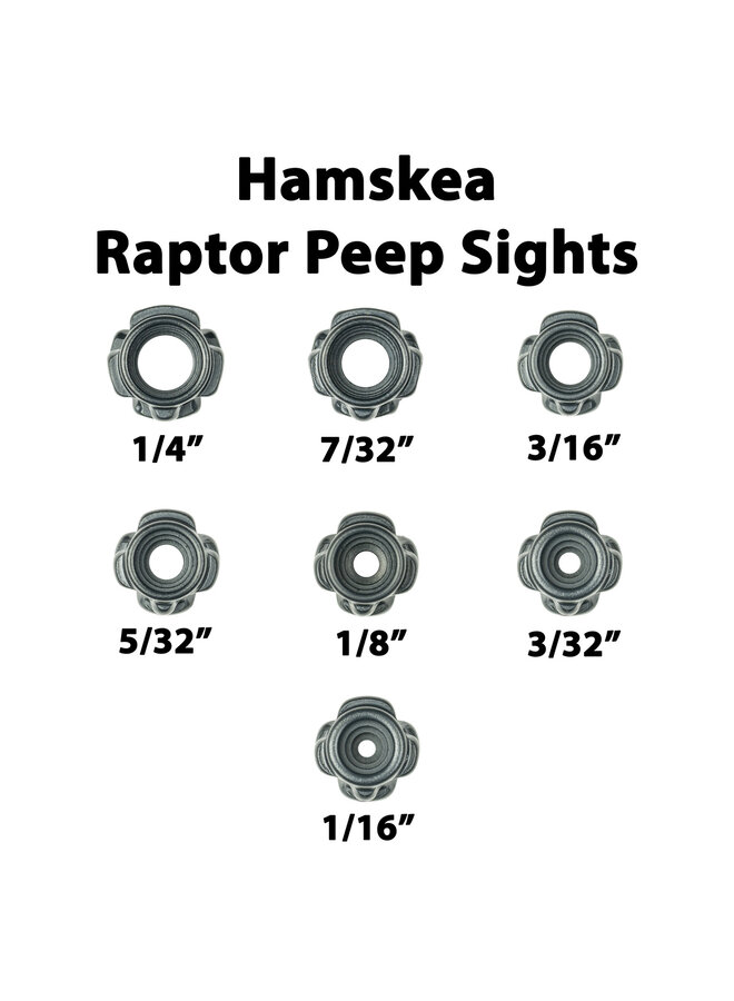 Raptor Peep Housing 5/32"