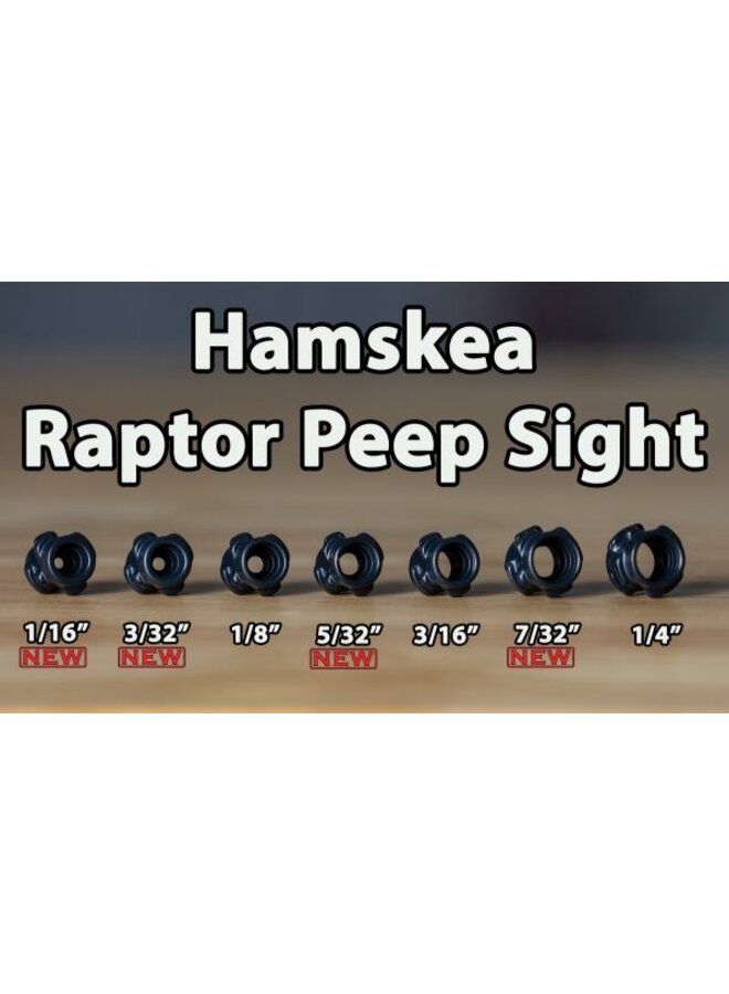 Raptor Peep Housing 1/16"