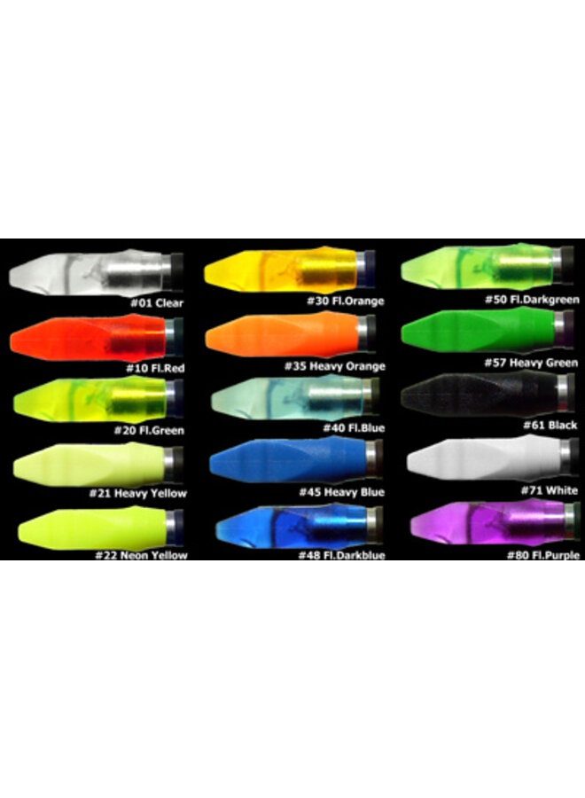 Pin Nock #2 Neon Yellow 1 Doz