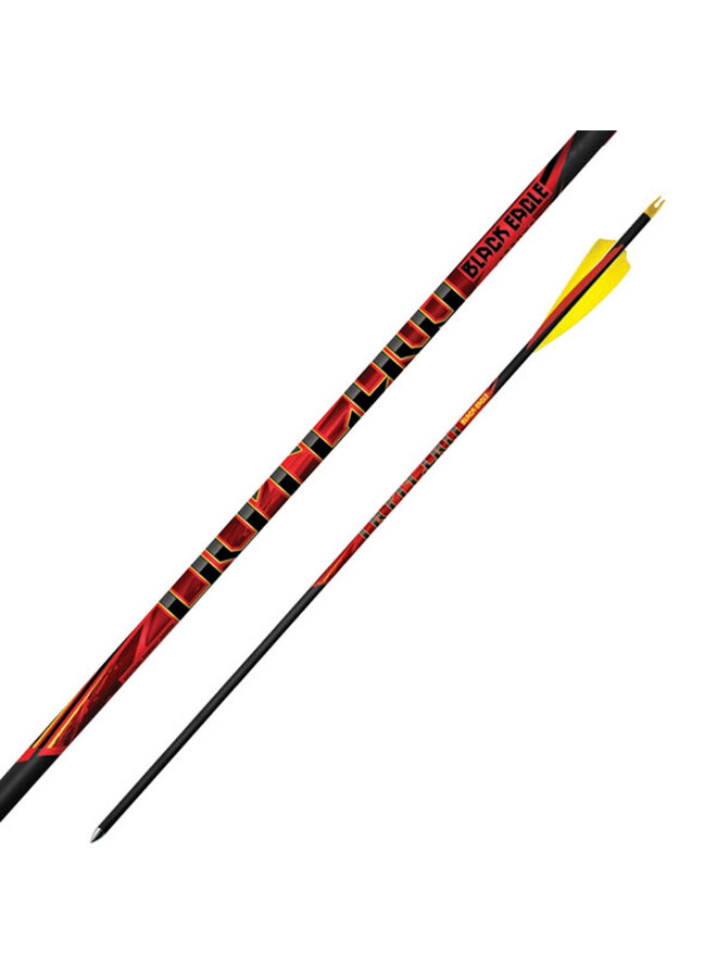 Outlaw Feather Fletched Arrows-1/2 Dozen