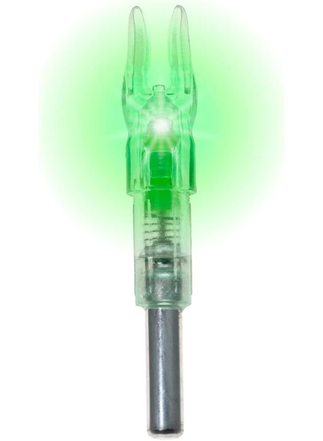 Lighted Nocks Green 3 Pk "S"