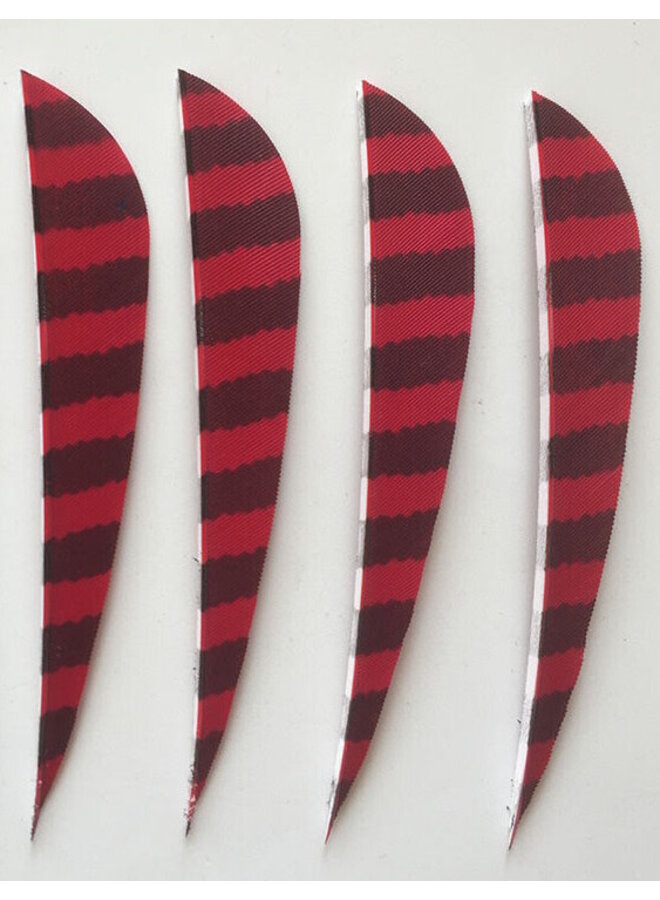 4" LW Parabolic Barred Hoyt Red 50 Ct