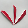 4" LW Parabolic Hoyt Red 50 Ct