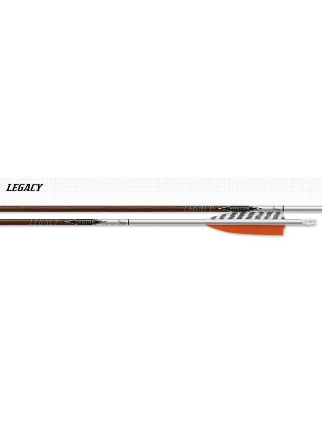 Carbon Legacy 5mm Arrows 400 Spine 4" Feather EACH